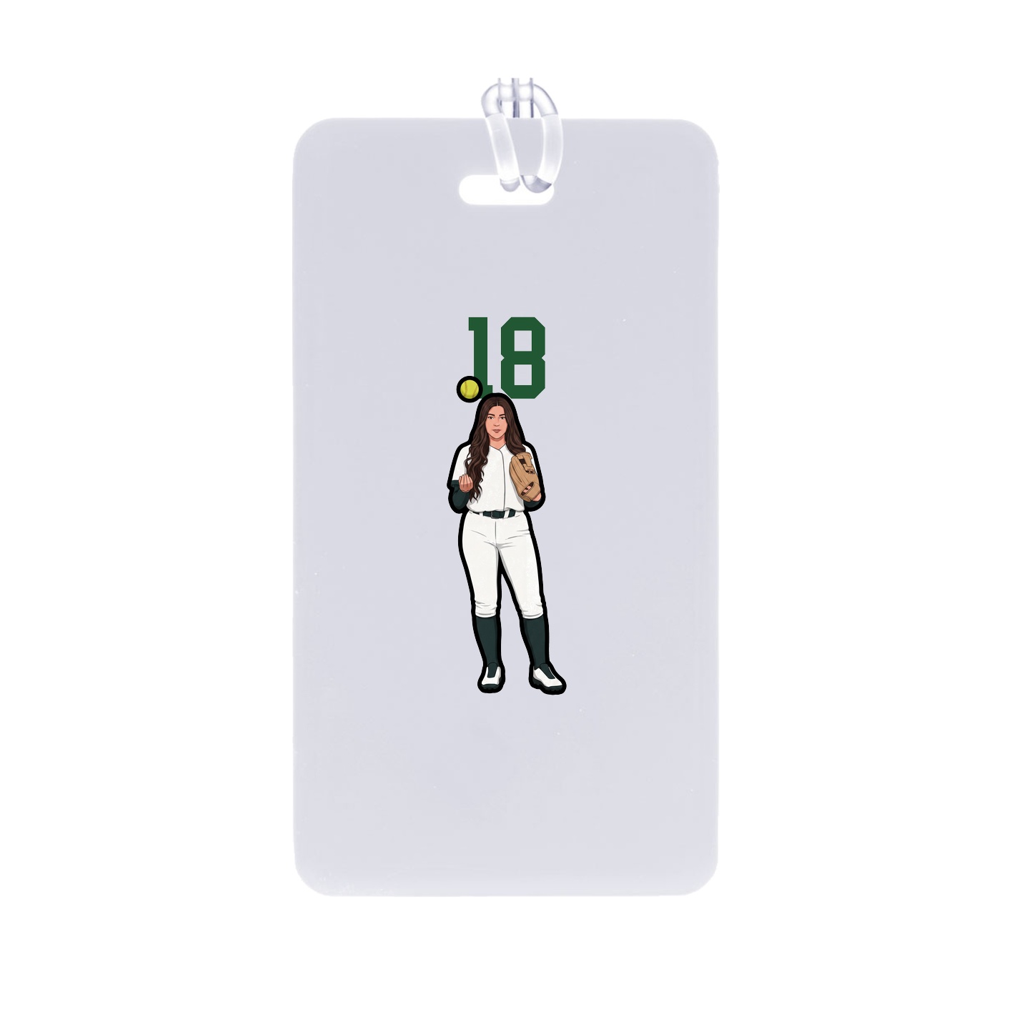 Bag Tag — Number Top in Classic