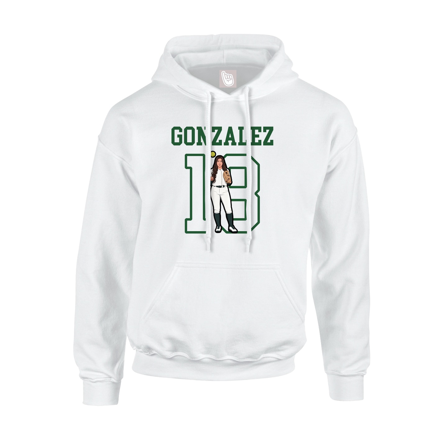 Youth Hoodie — Shirsey in White