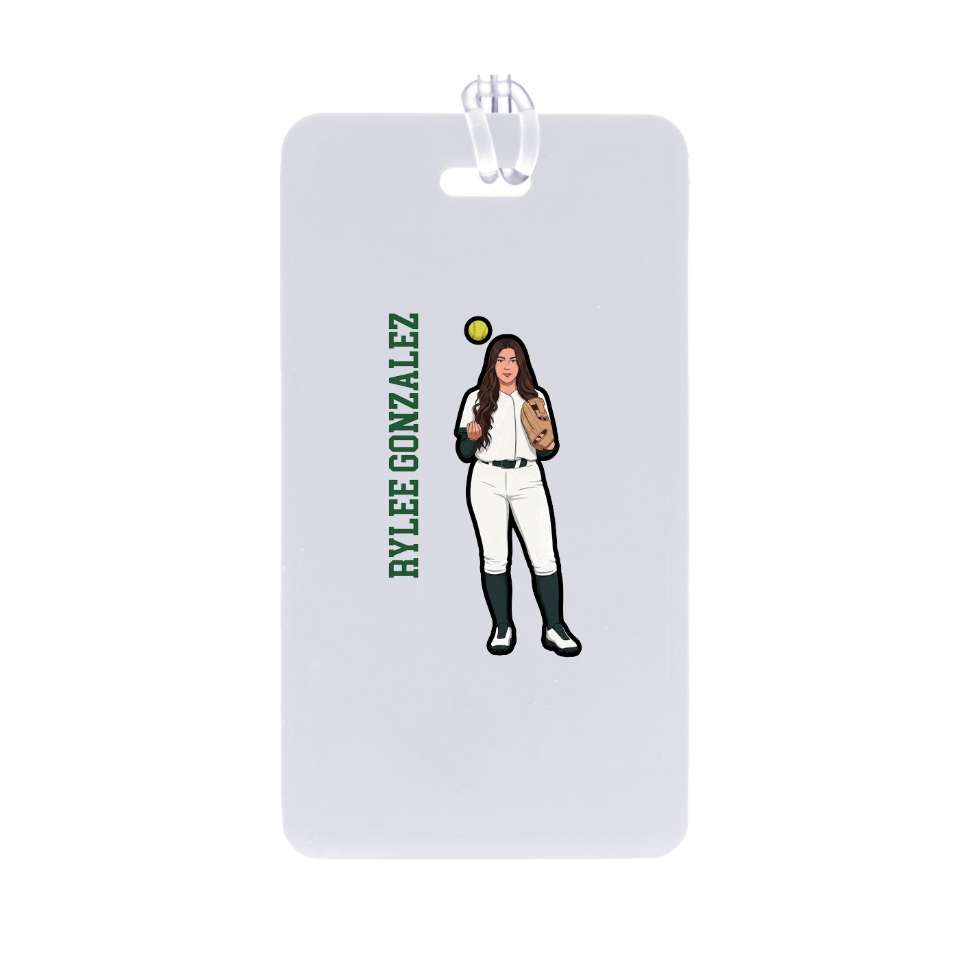 Bag Tag — Name Vertical in Classic