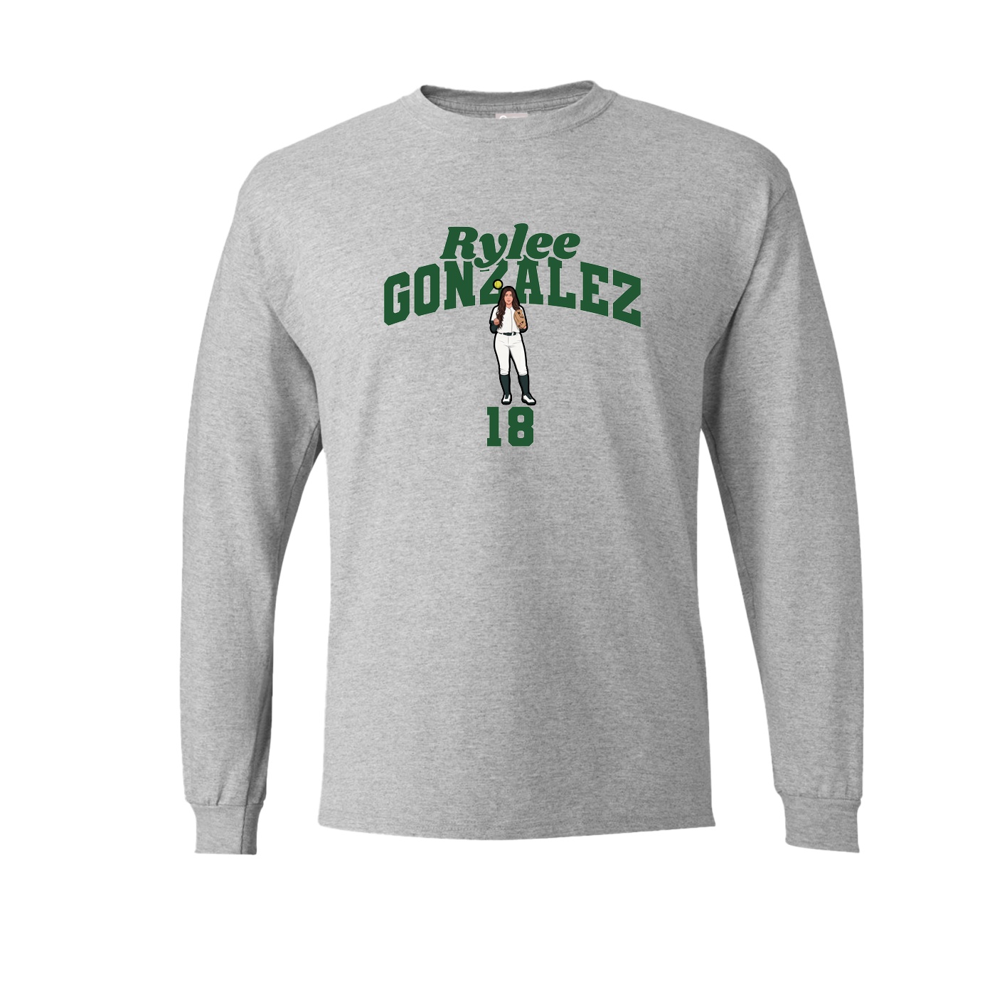 Long Sleeve Tee — Signature Arch in Grey