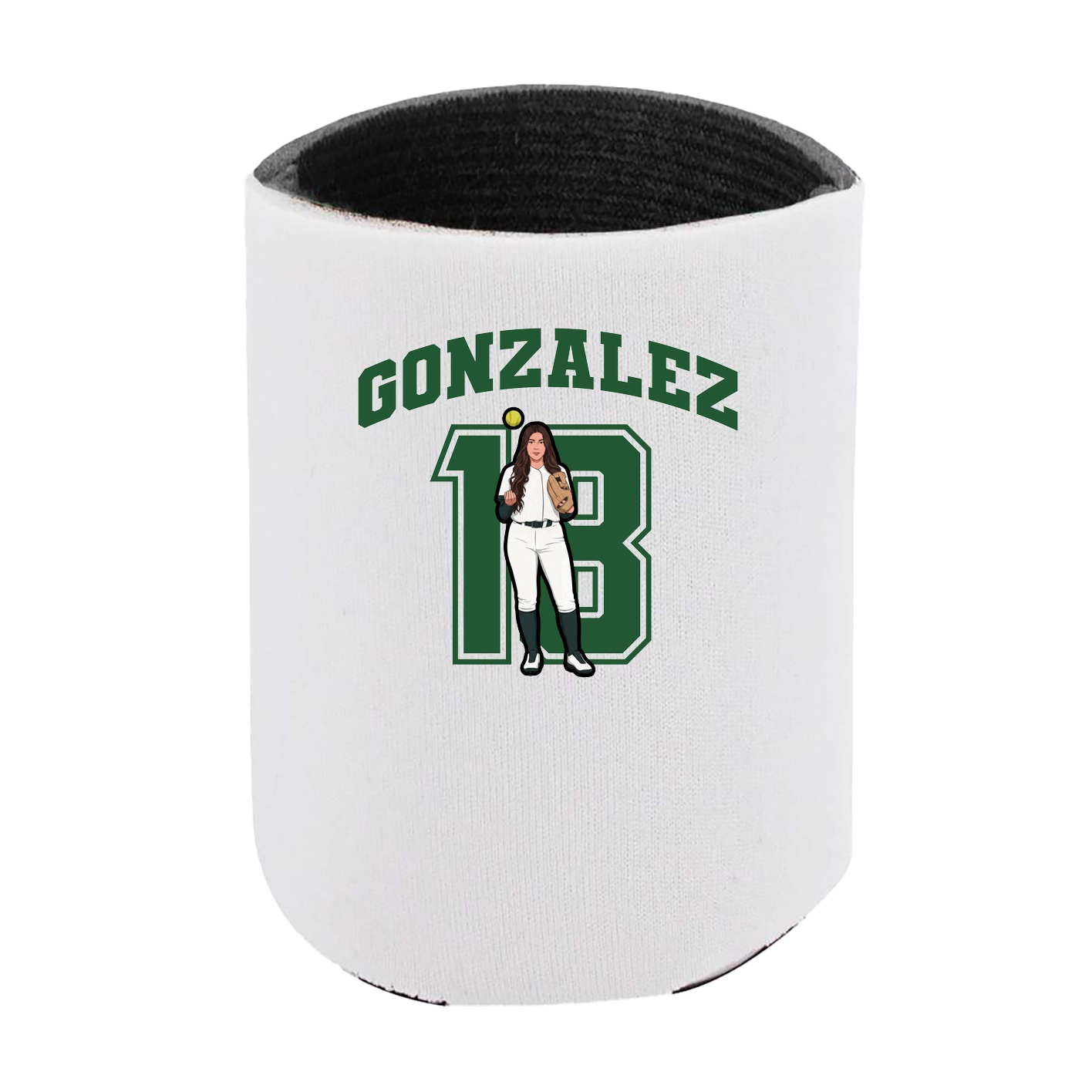 Can Holder — Number in White