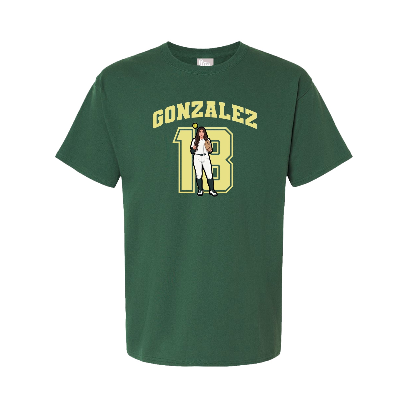 Tee — Number in Green