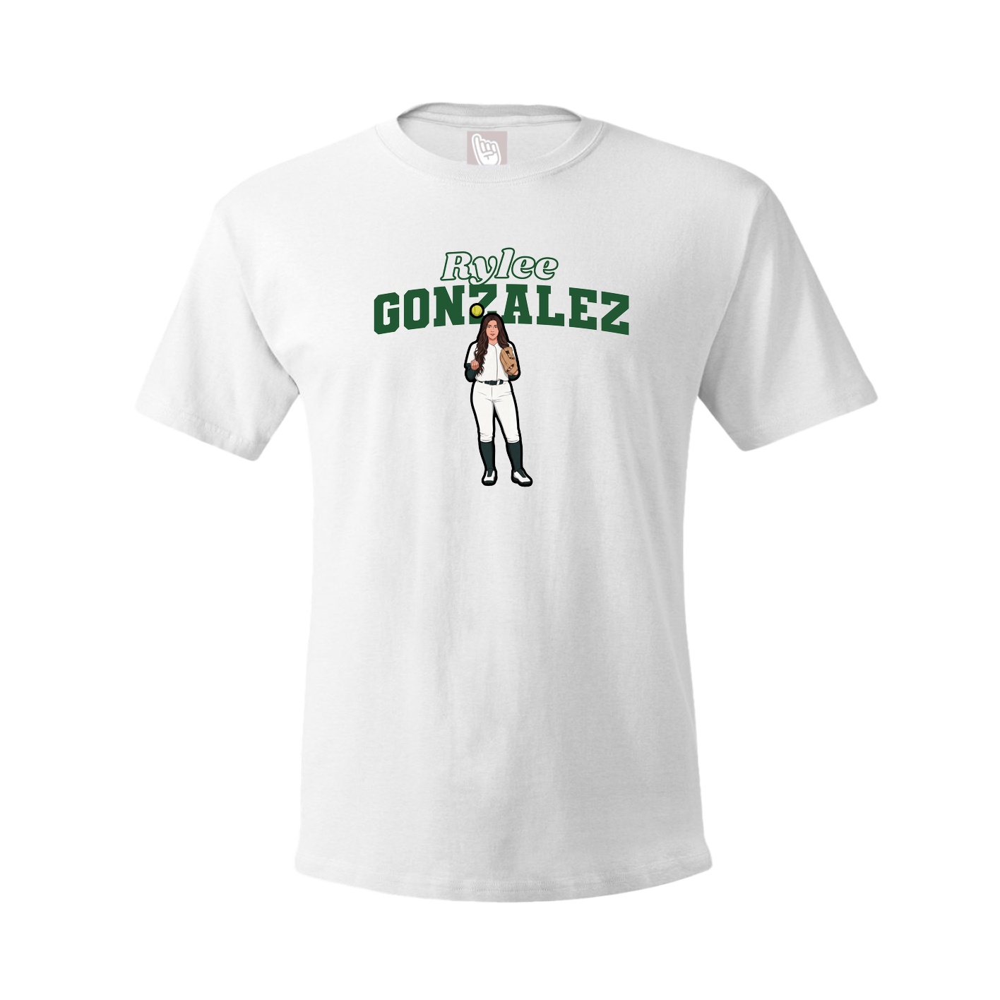 Tee — Name Arch in White
