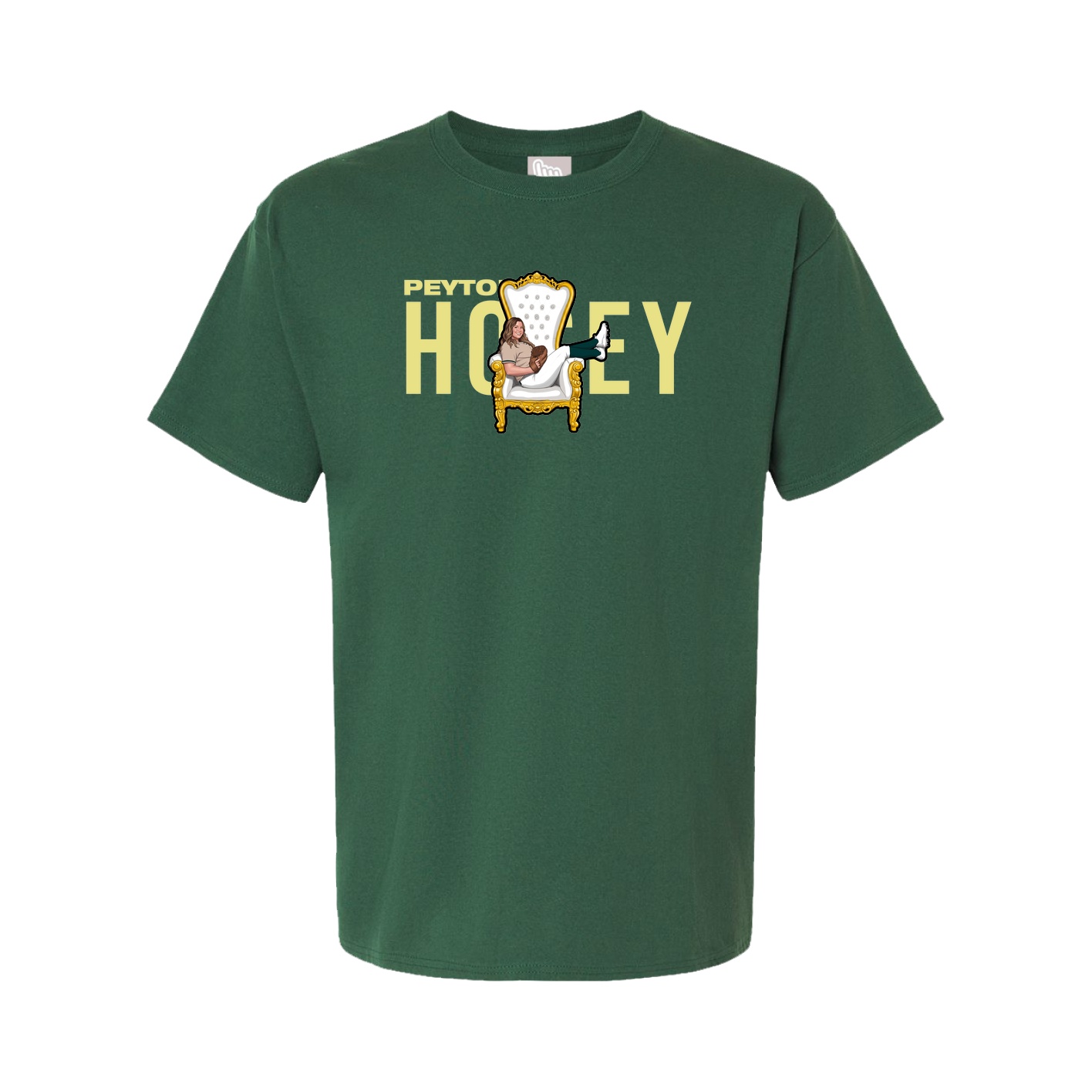Youth Tee — Player Name in Green