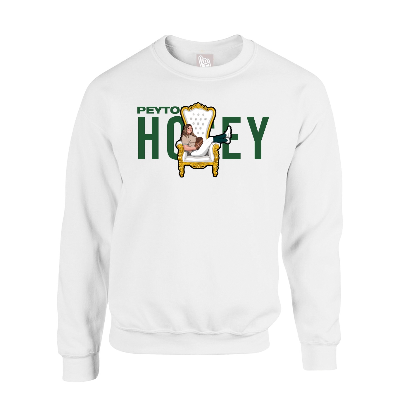 Fleece Crew — Player Name in White