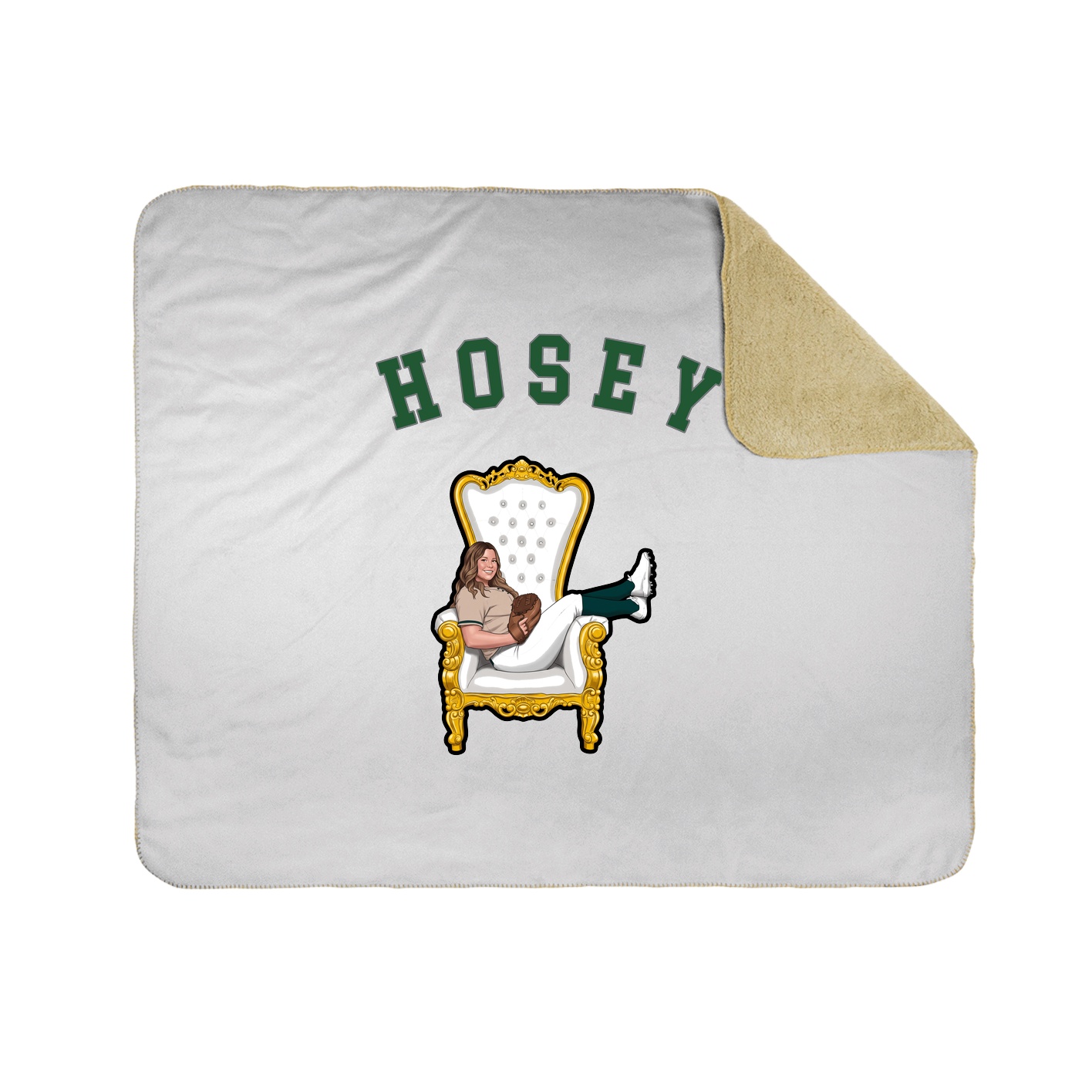 Throw Blanket — Shirsey Arch in White