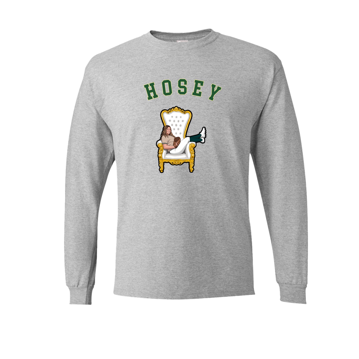Long Sleeve Tee — Shirsey Arch in Grey