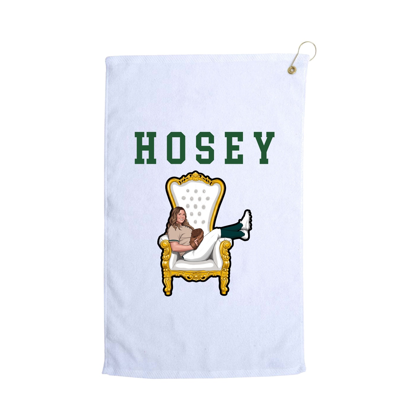 Golf Towel — Shirsey in White