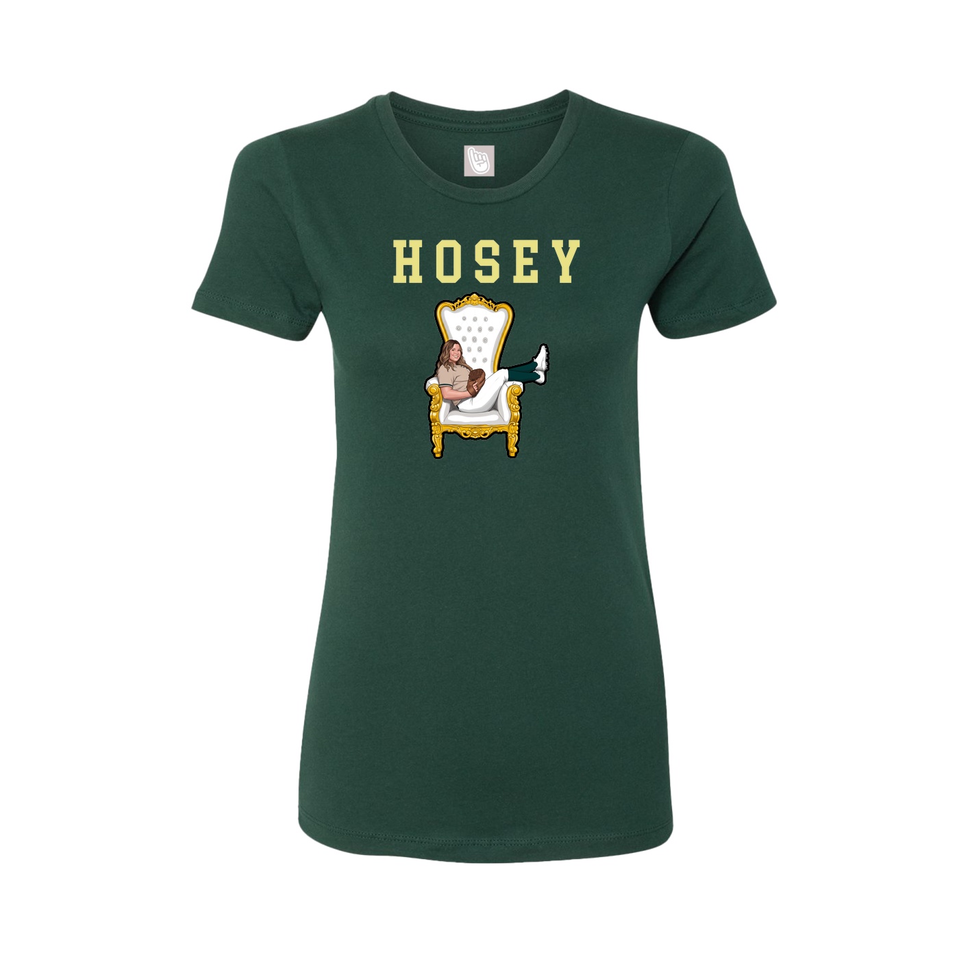 Fitted Women's Tee — Shirsey in Green