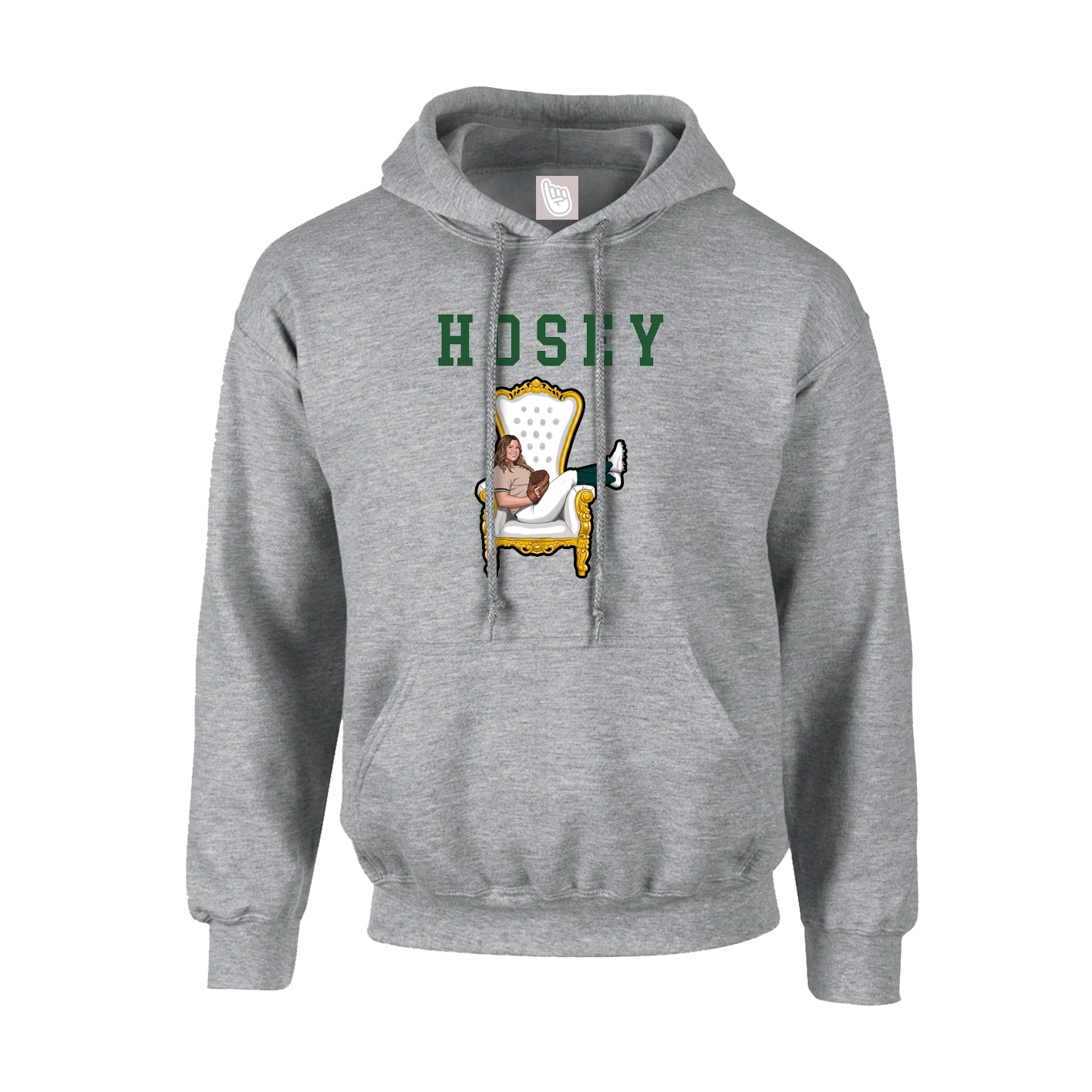 Hoodie — Shirsey in Grey