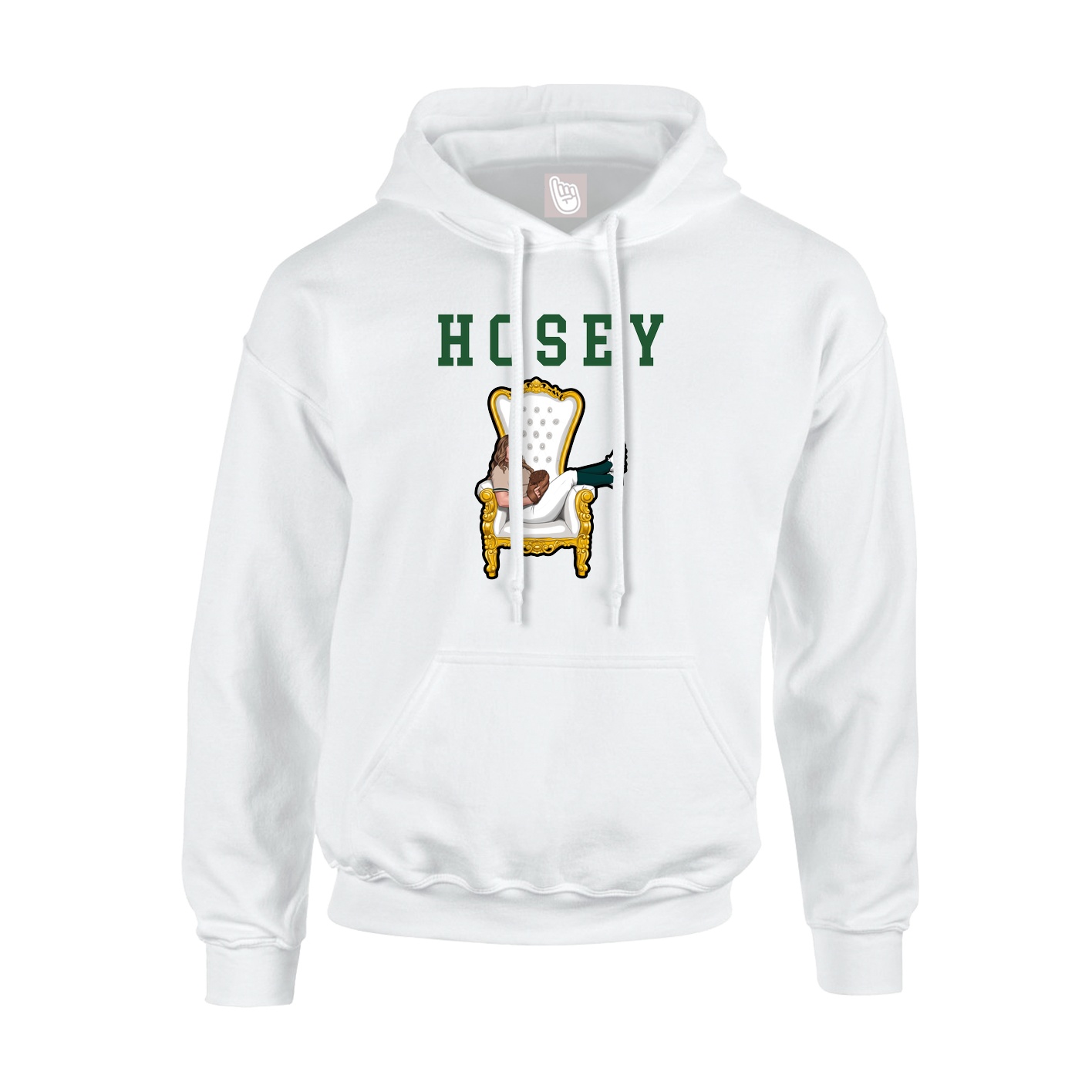 Youth Hoodie — Shirsey in White