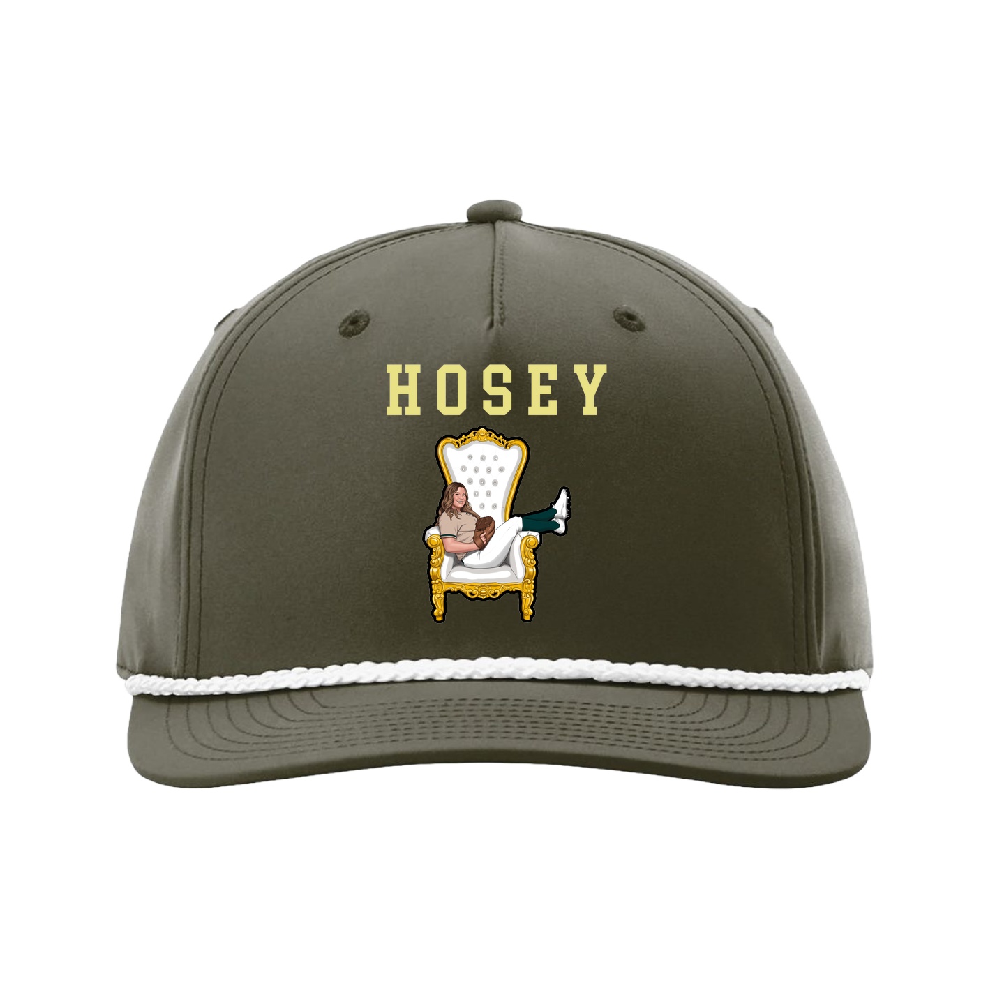 Five-Panel Classic Rope Cap — Shirsey in Green