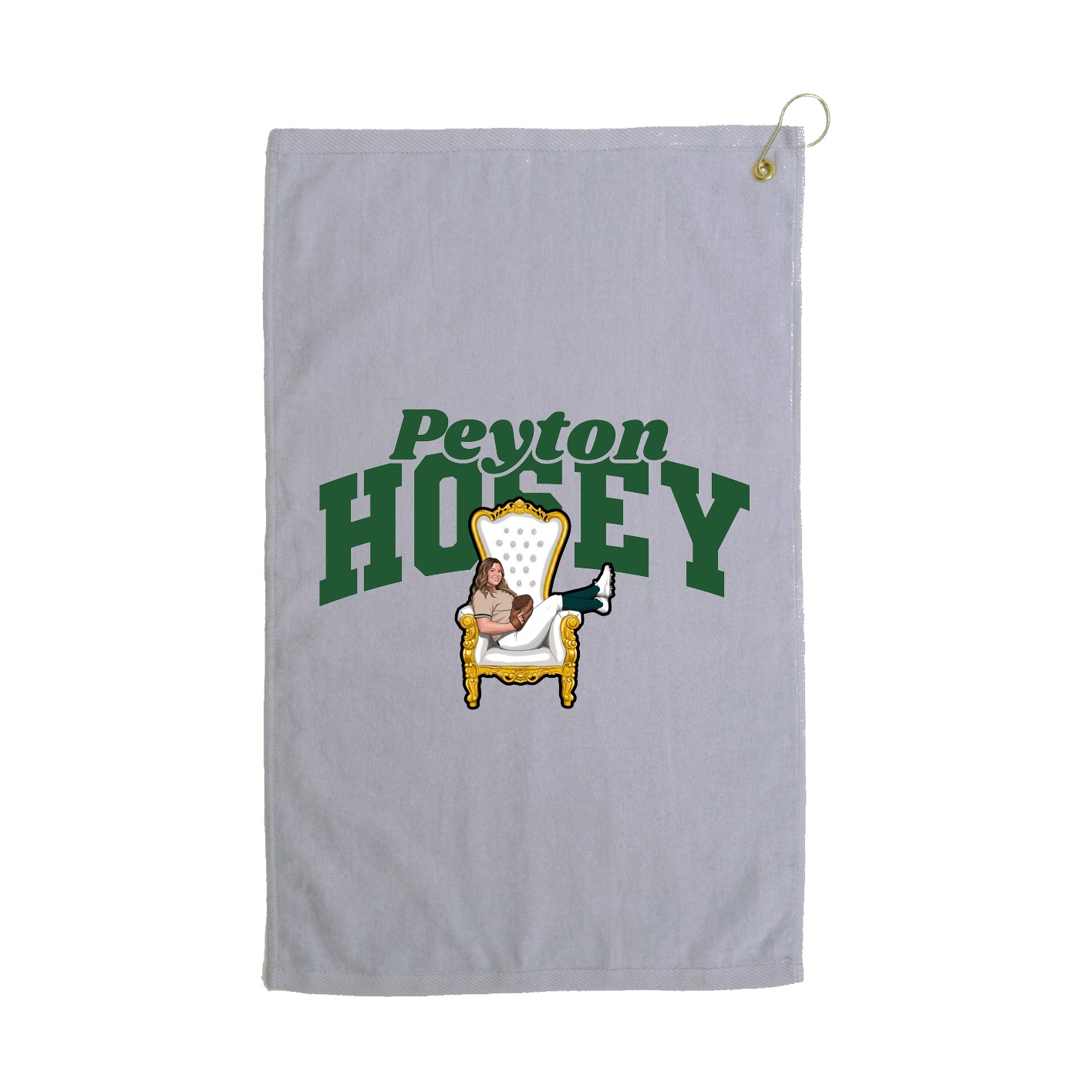 Golf Towel — Signature Arch in Grey