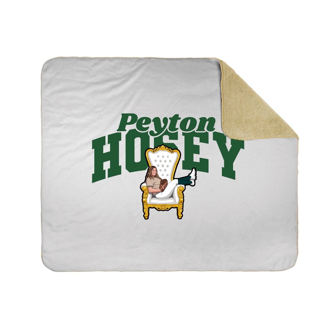 Throw Blanket — Signature Arch in White