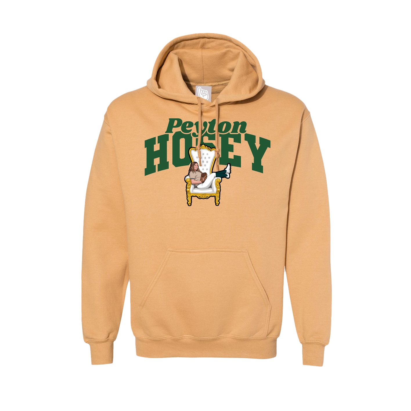 Hoodie — Signature Arch in Vegas Gold