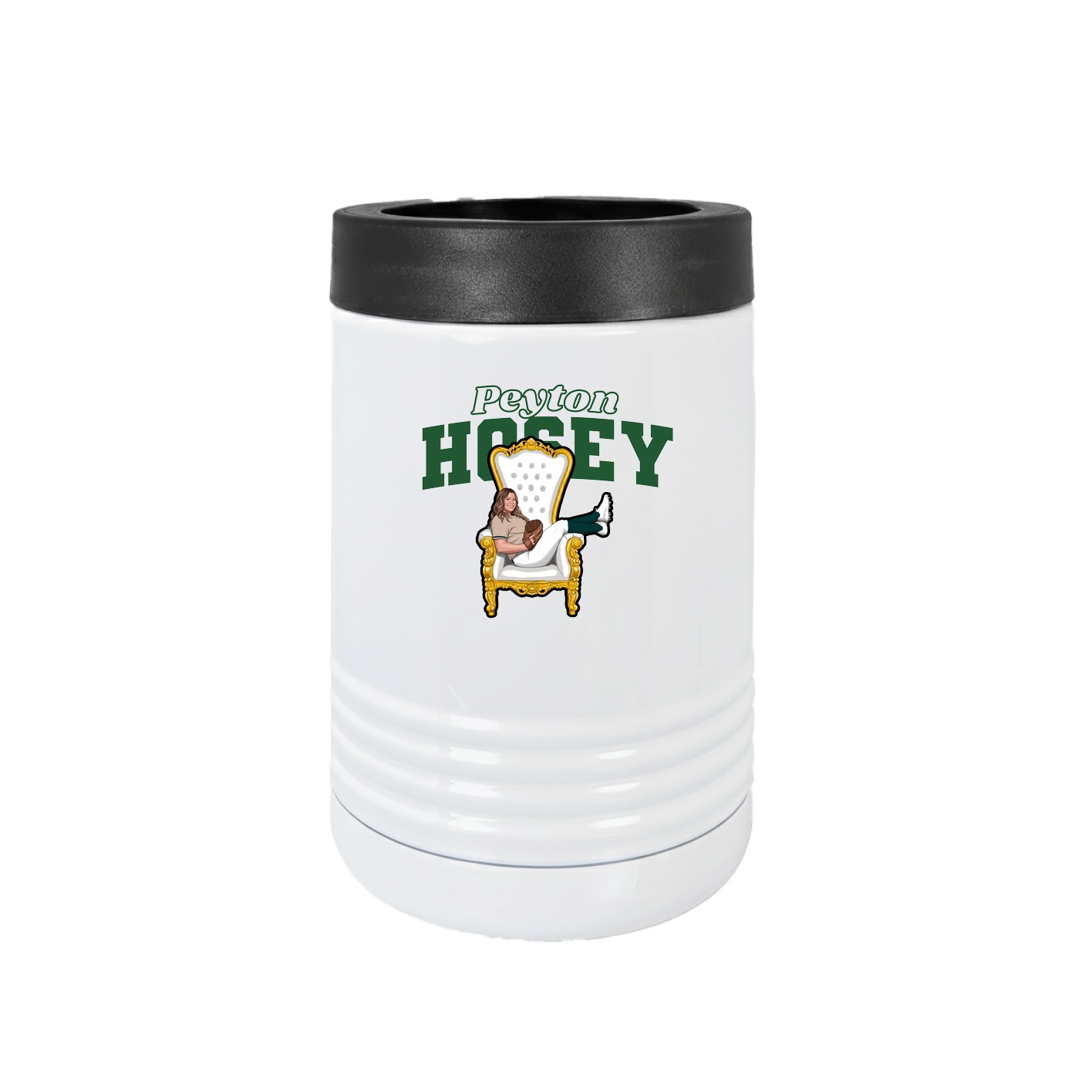Beverage Holder — Name Arch in White