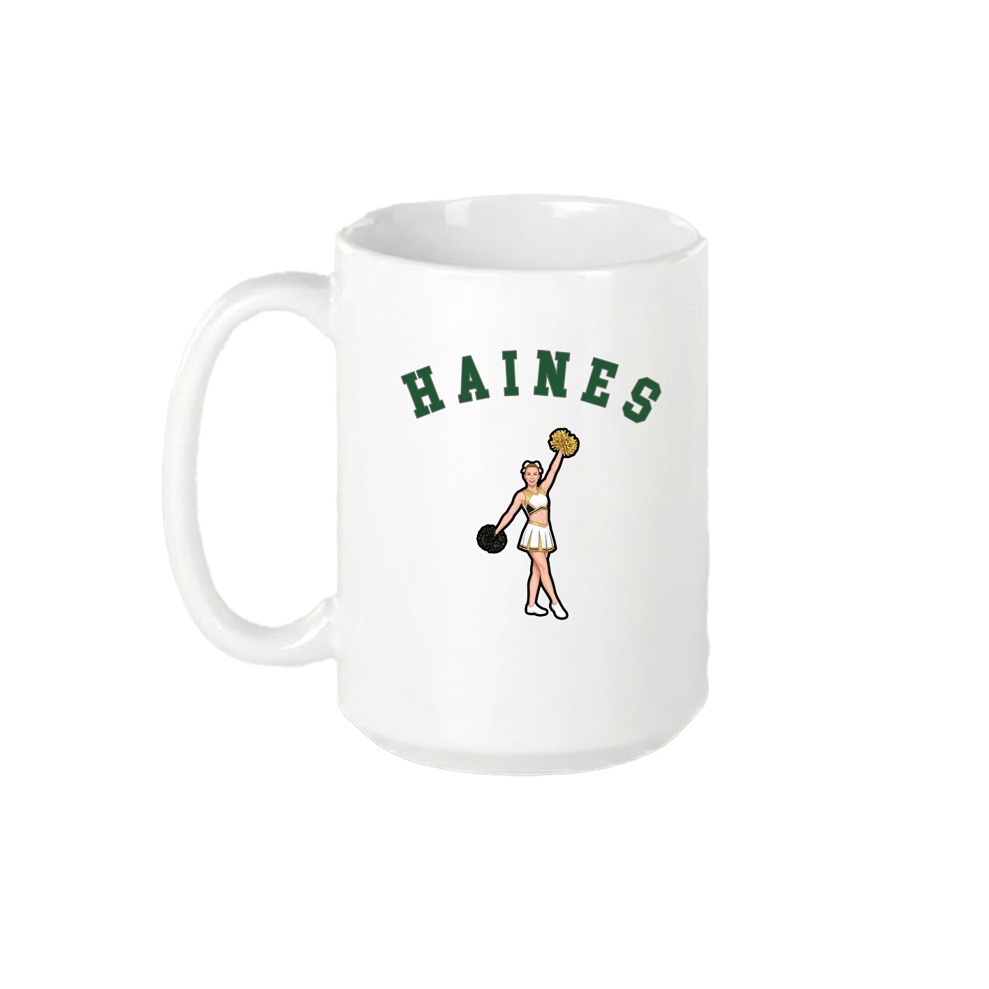15oz Coffee Mug — Shirsey Arch in White