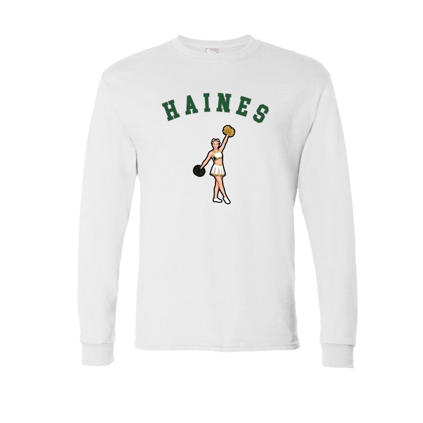 Long Sleeve Tee — Shirsey Arch in White