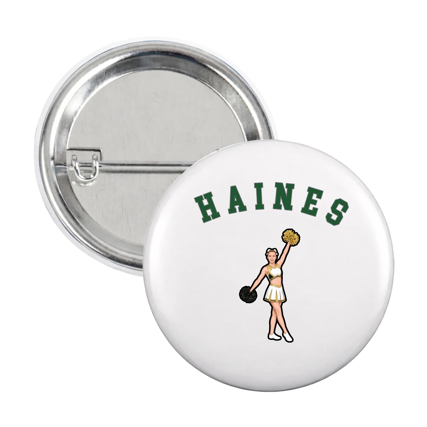 Game Day Button — Shirsey Arch in White