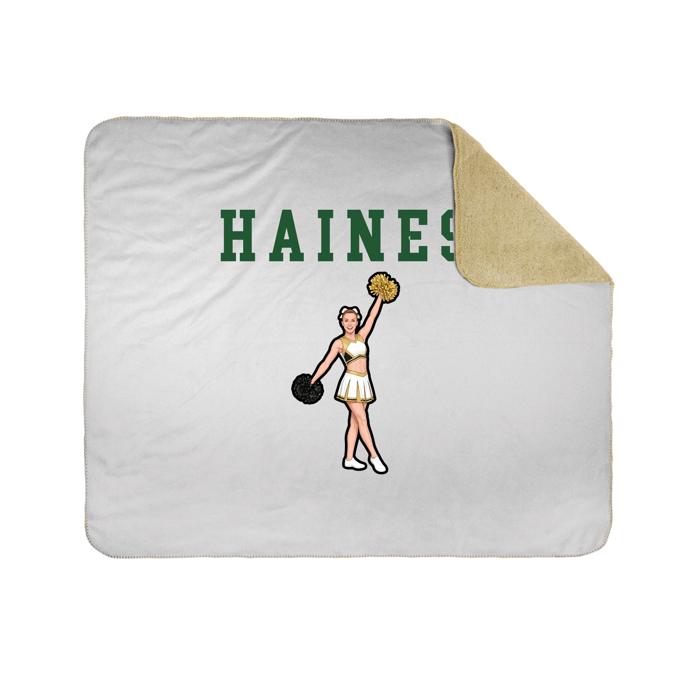 Throw Blanket — Shirsey in White