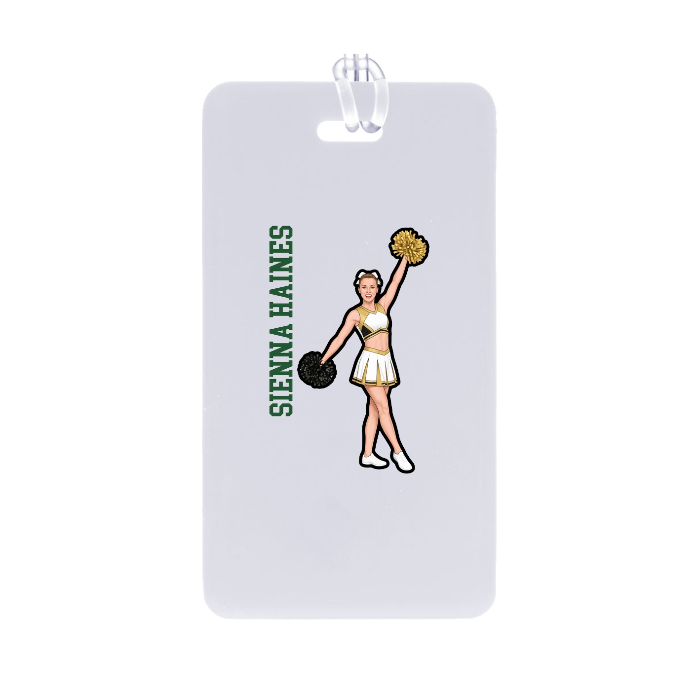 Bag Tag — Name Vertical in Classic