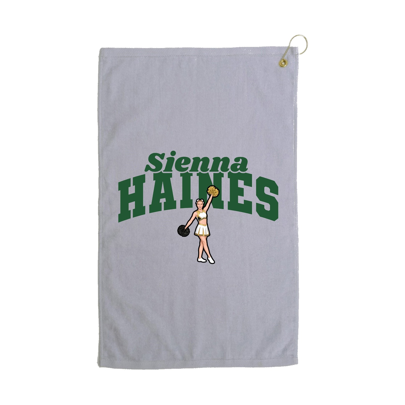 Golf Towel — Signature Arch in Grey