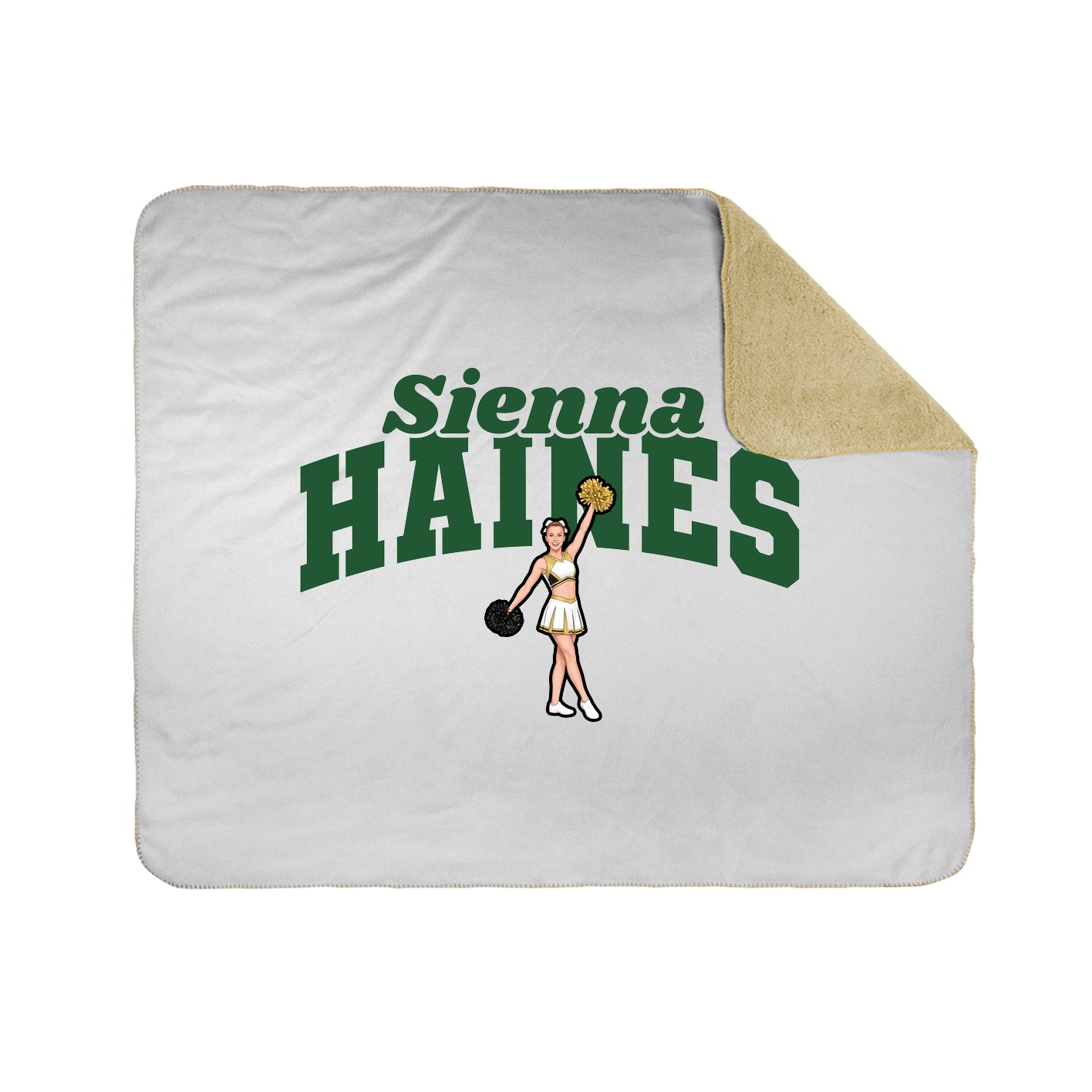 Throw Blanket — Signature Arch in White