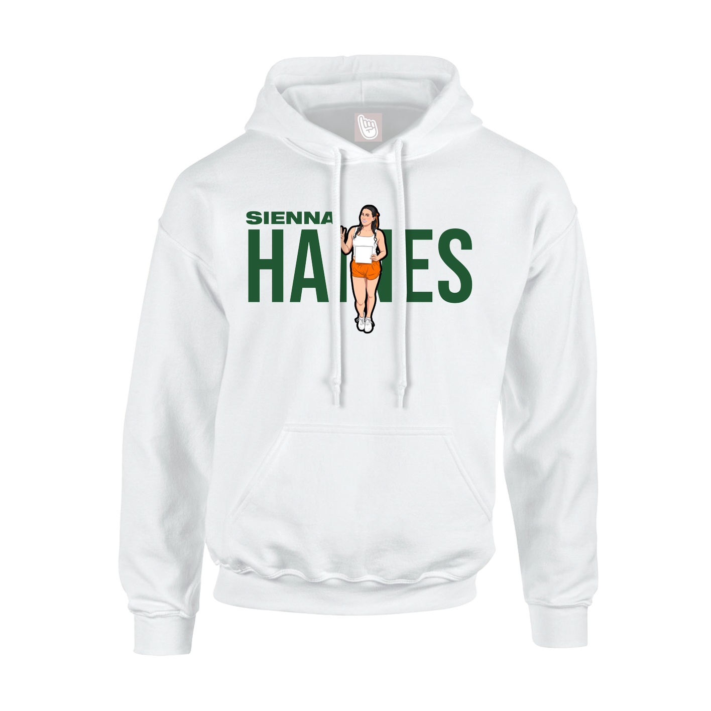 Hoodie — Player Name in White