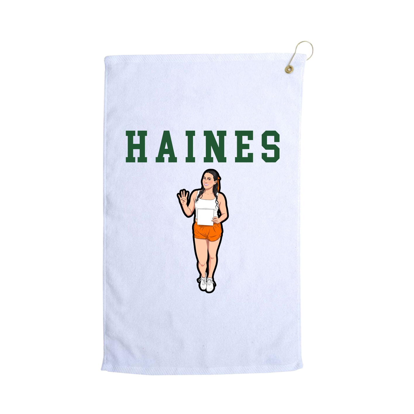 Golf Towel — Shirsey in White