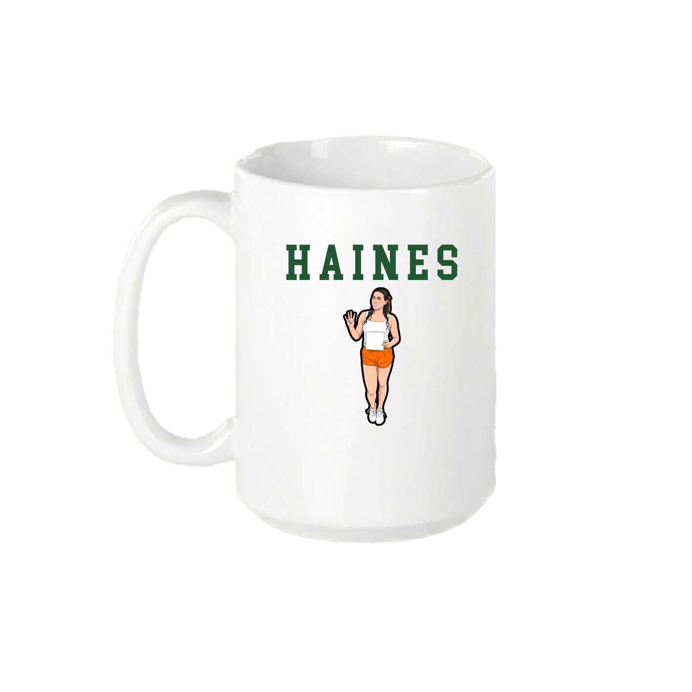 15oz Coffee Mug — Shirsey in White
