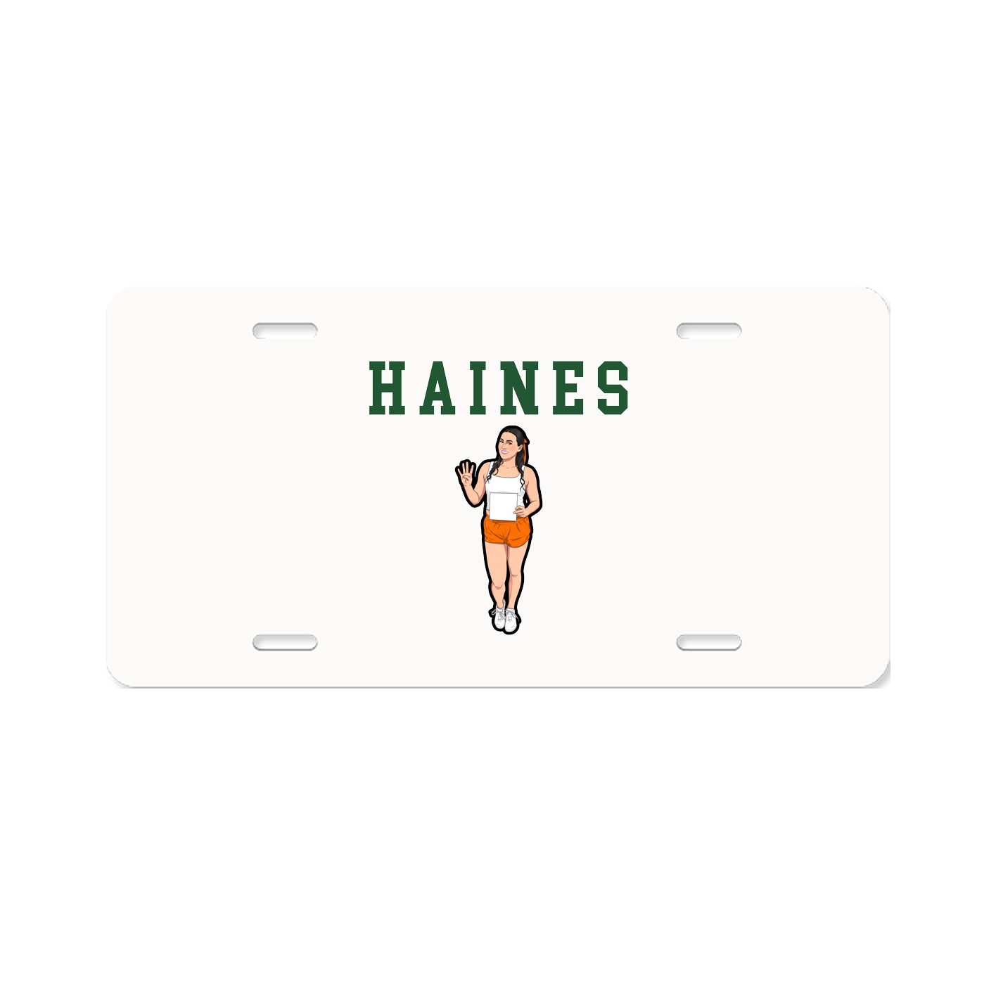 License Plate — Shirsey in Classic