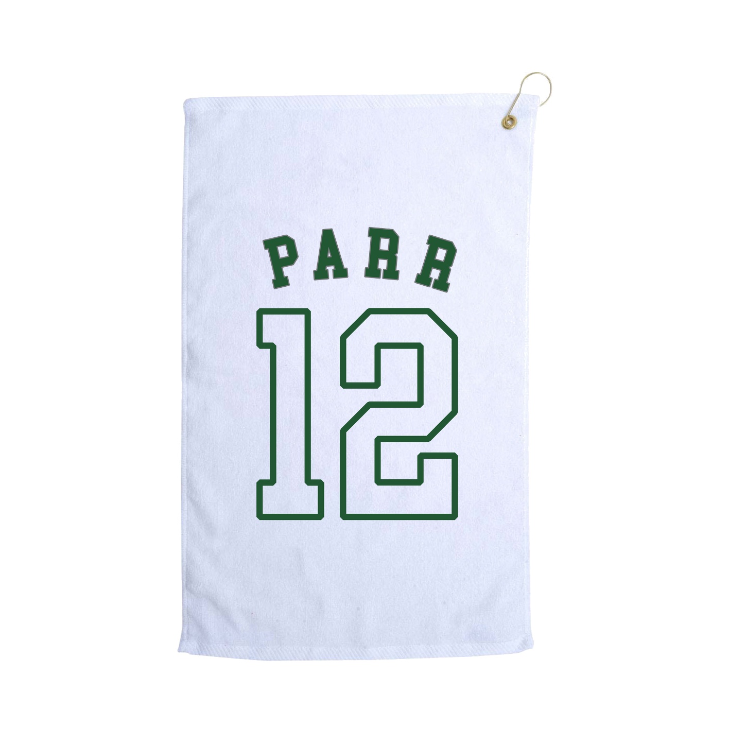 Golf Towel — Shirsey Arch in White