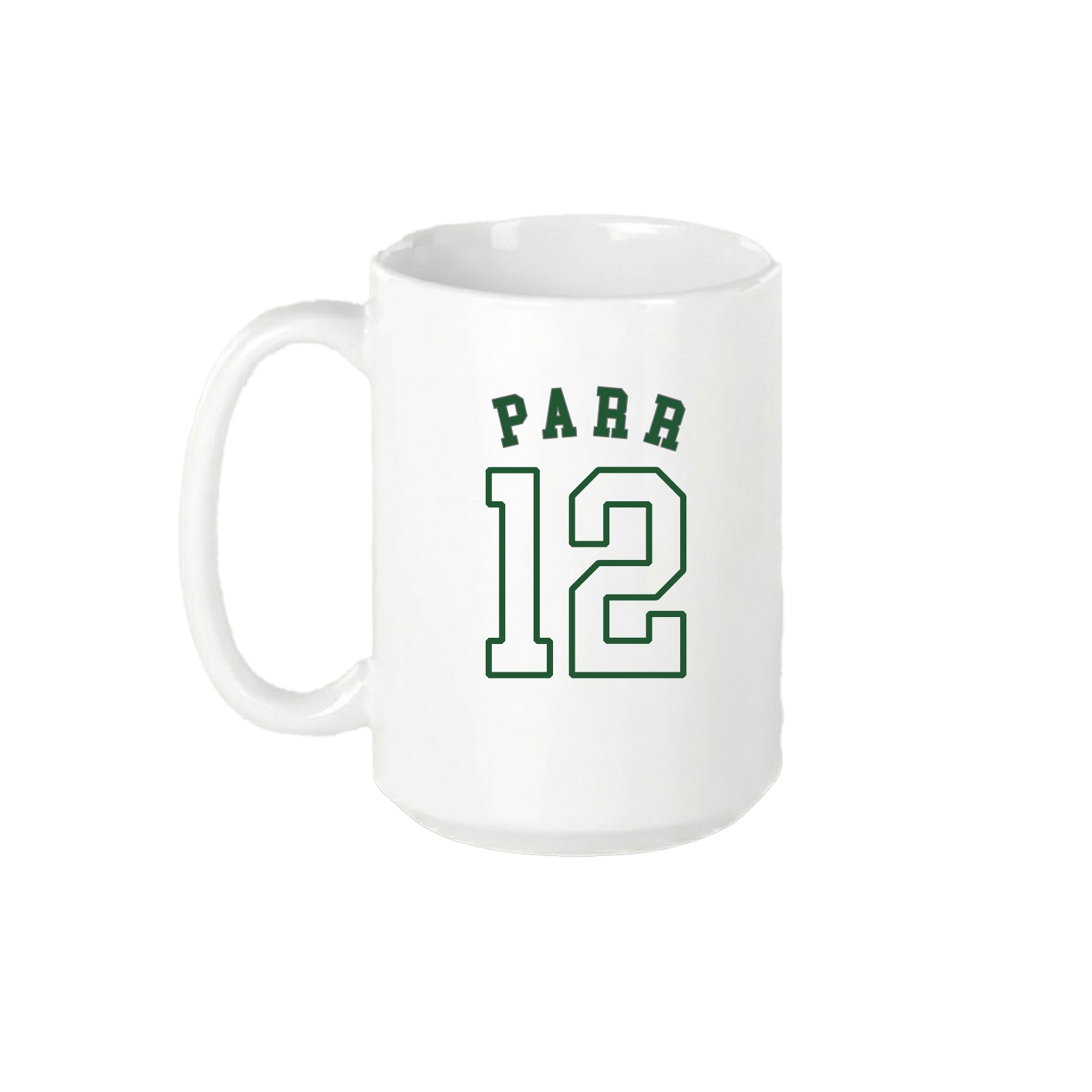 15oz Coffee Mug — Shirsey Arch in White