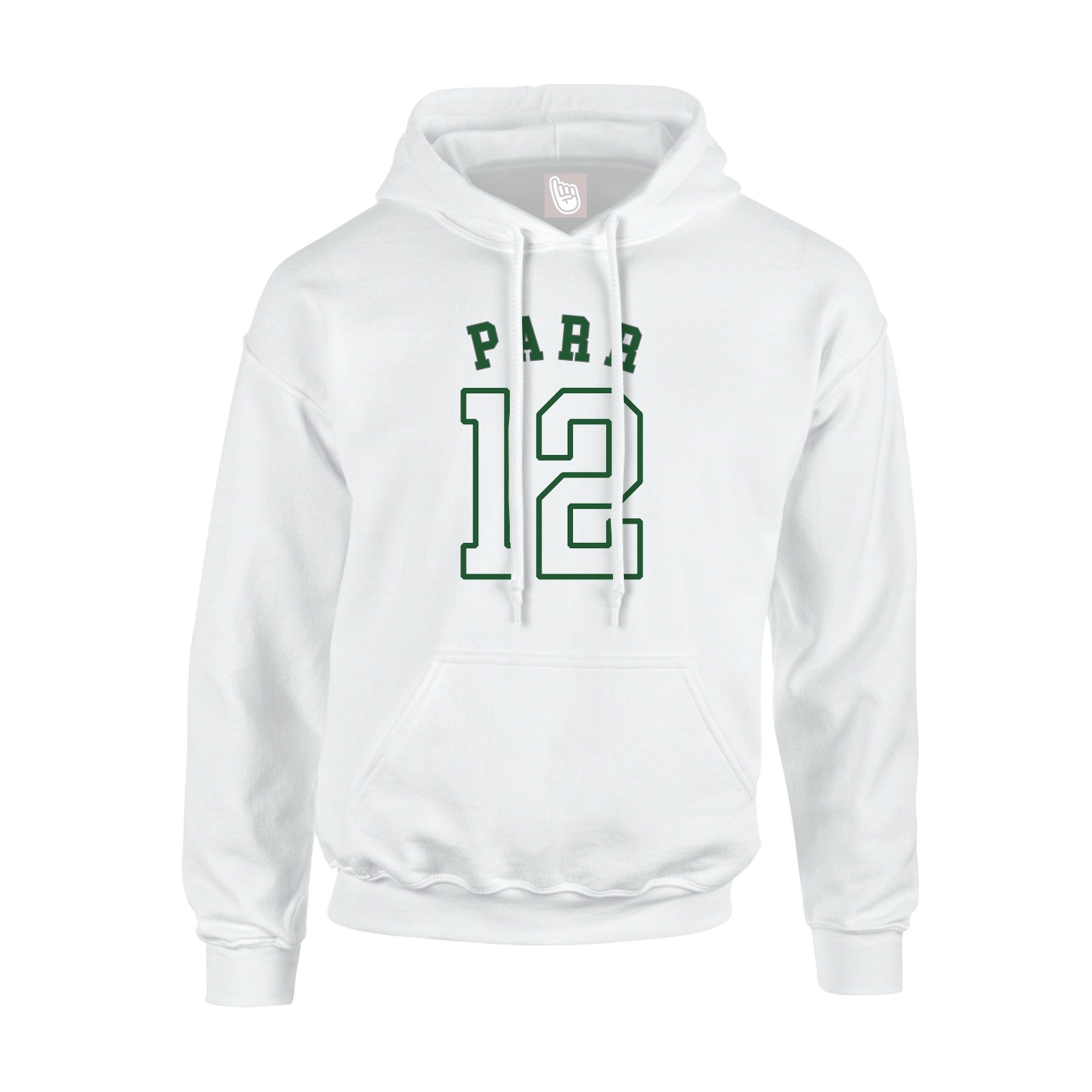 Hoodie — Shirsey Arch in White