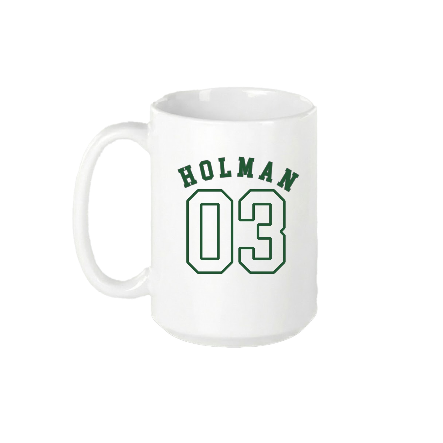 15oz Coffee Mug — Shirsey Arch in White