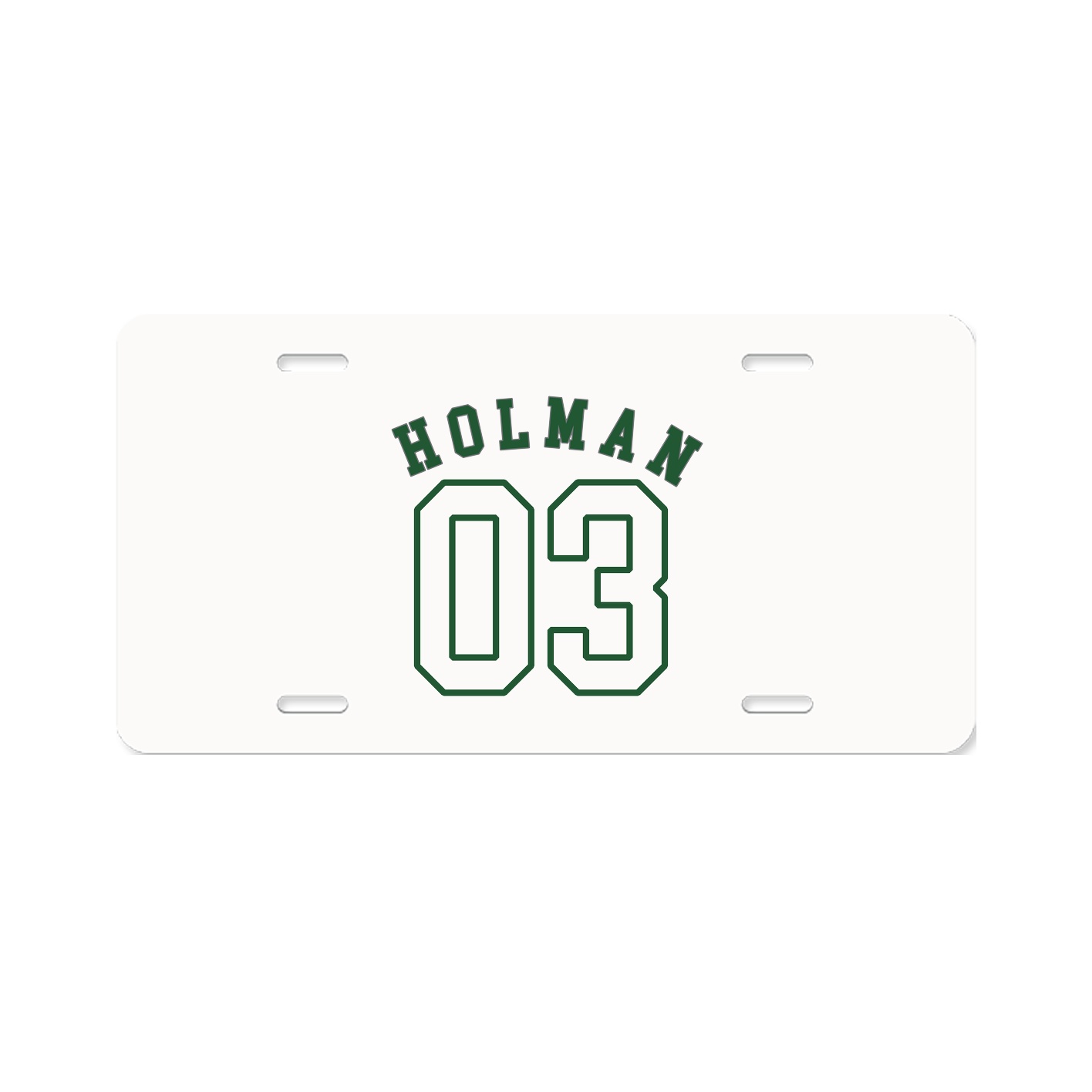 License Plate — Shirsey Arch in Classic