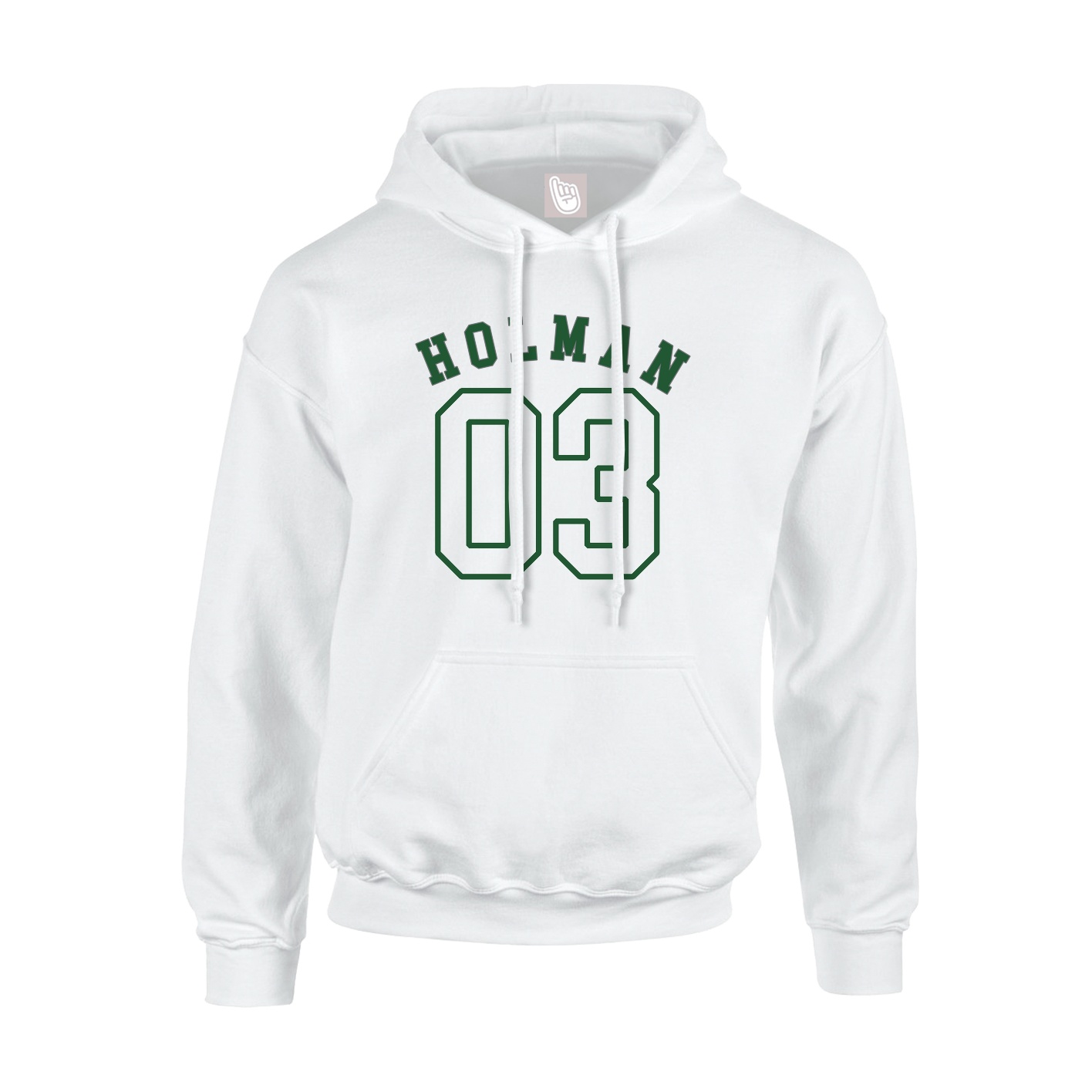 Youth Hoodie — Shirsey Arch in White