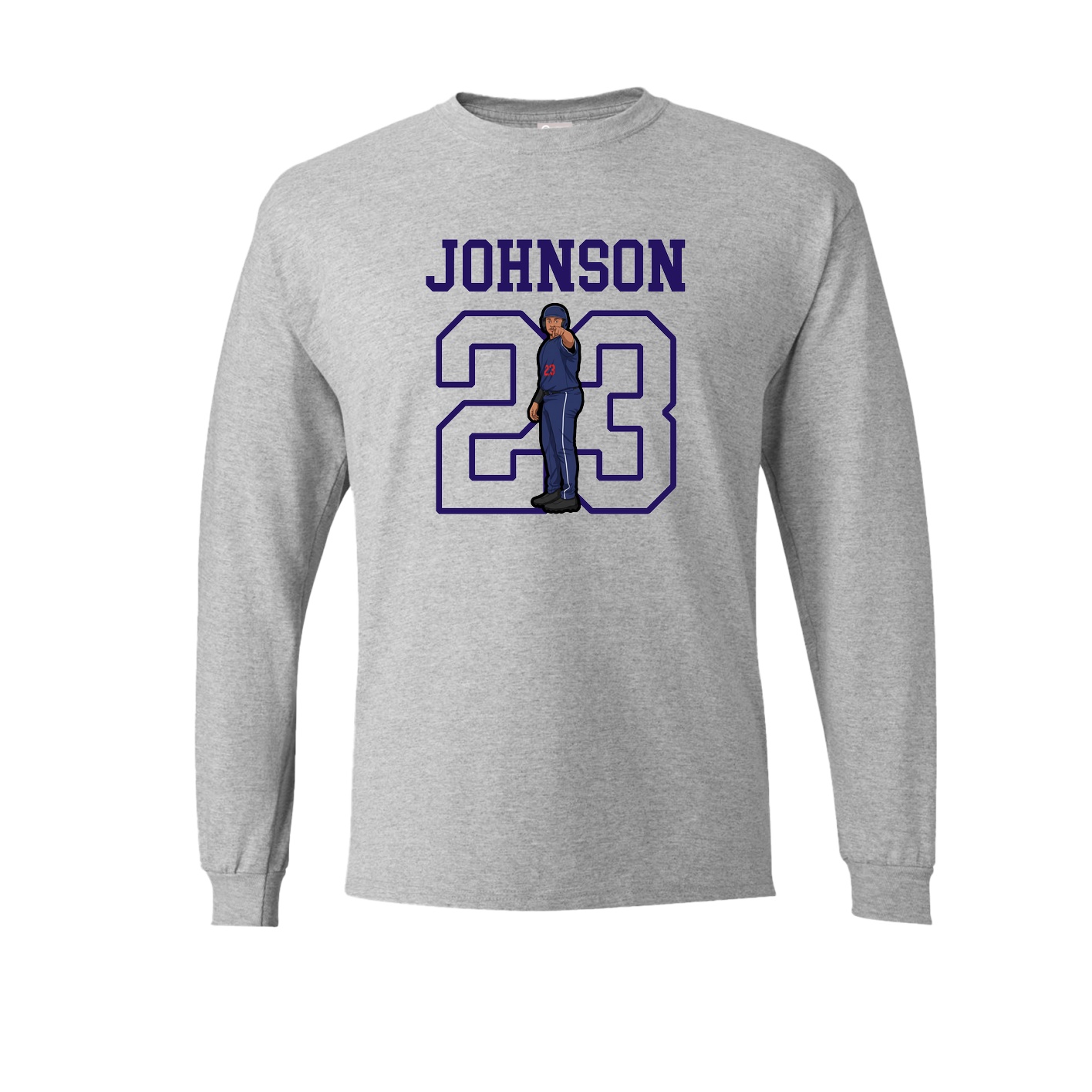 Long Sleeve Tee — Shirsey in Grey