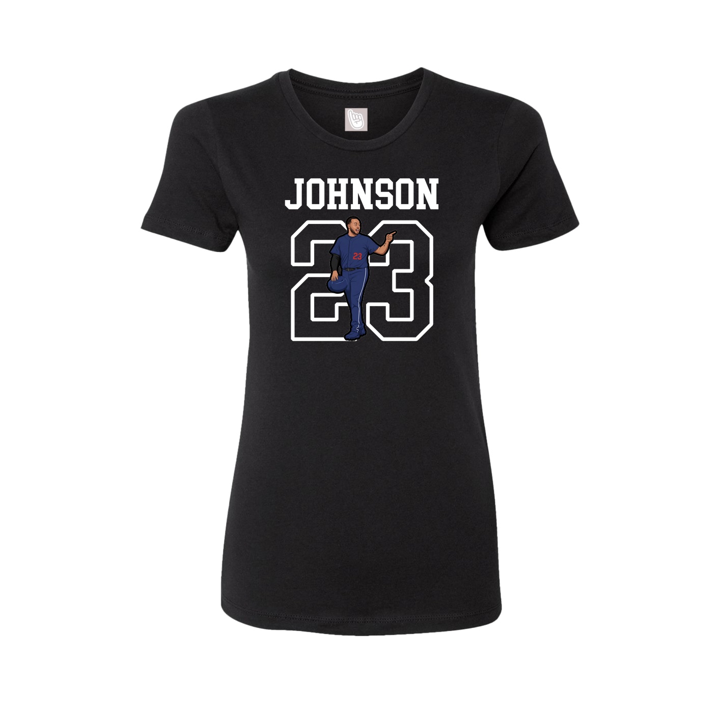 Fitted Women's Tee — Shirsey in Black