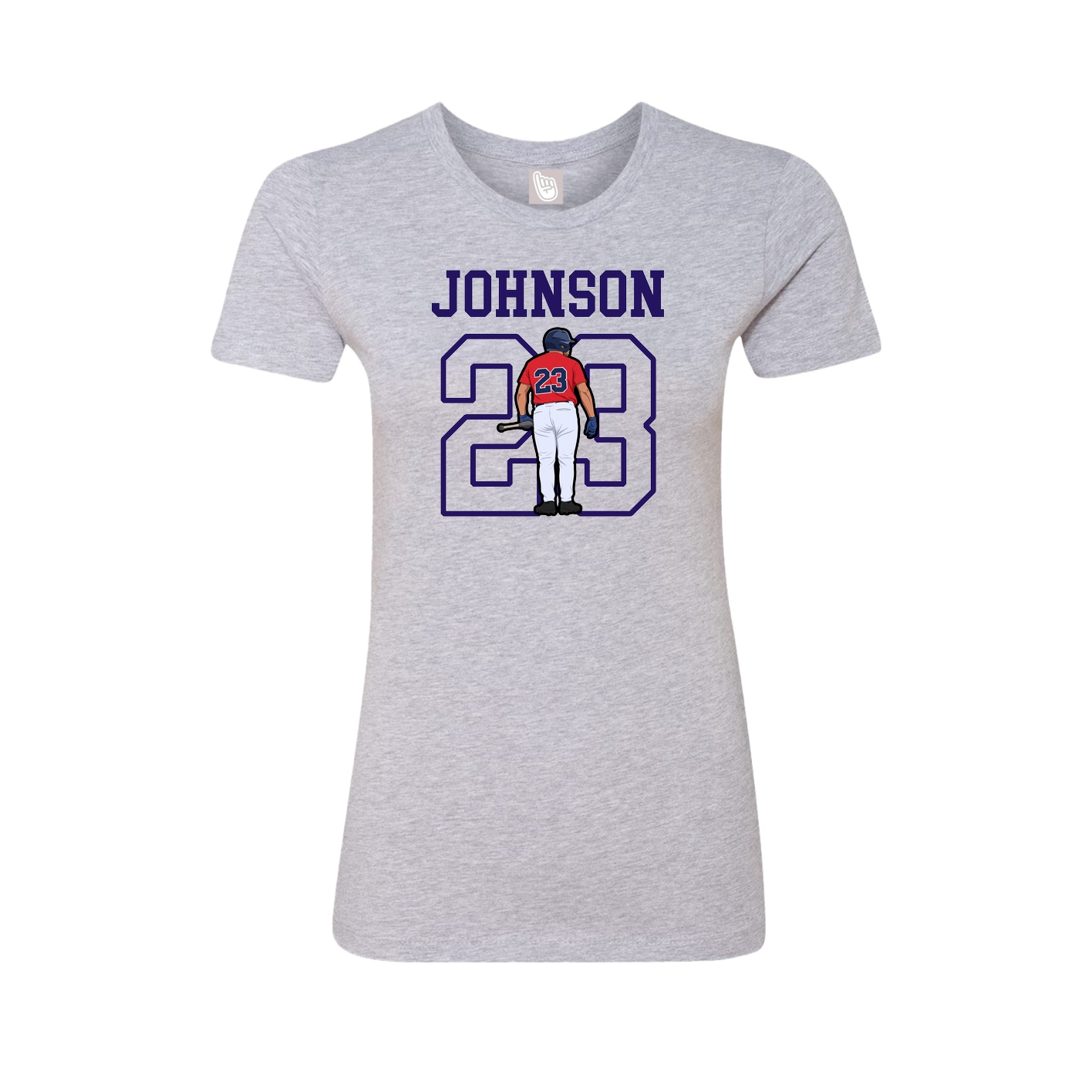 Fitted Women's Tee — Shirsey in Grey