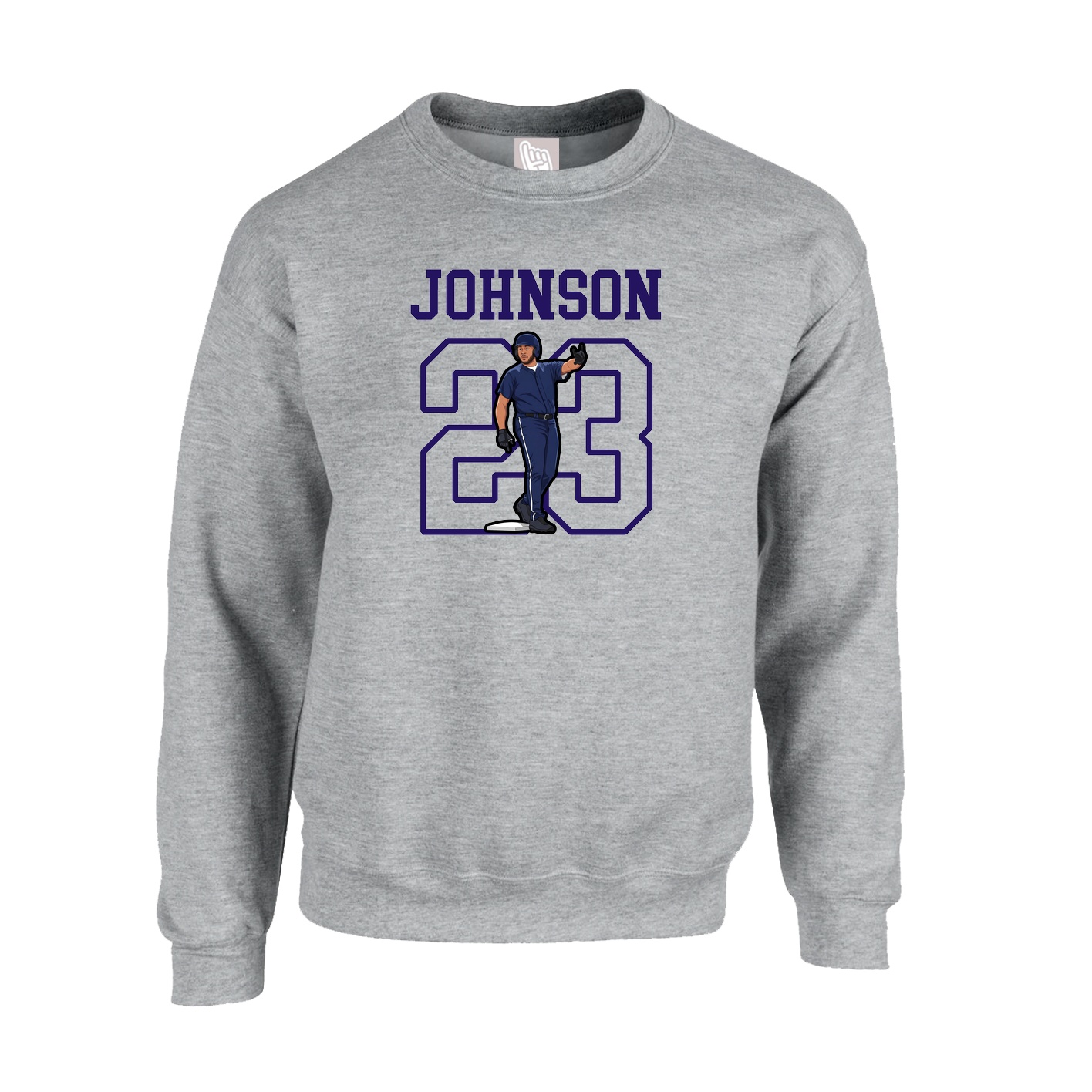 Fleece Crew — Shirsey in Grey