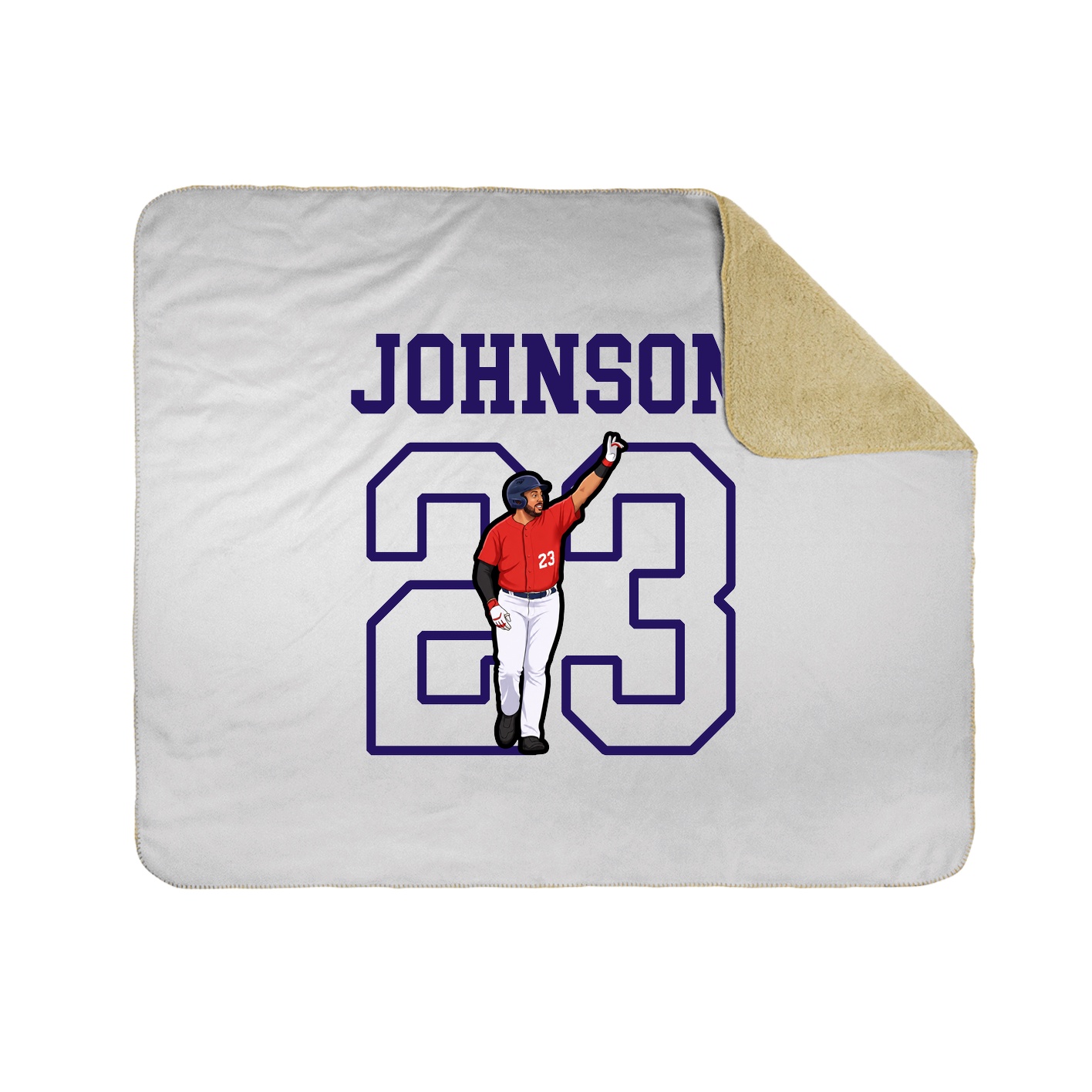 Throw Blanket — Shirsey in White