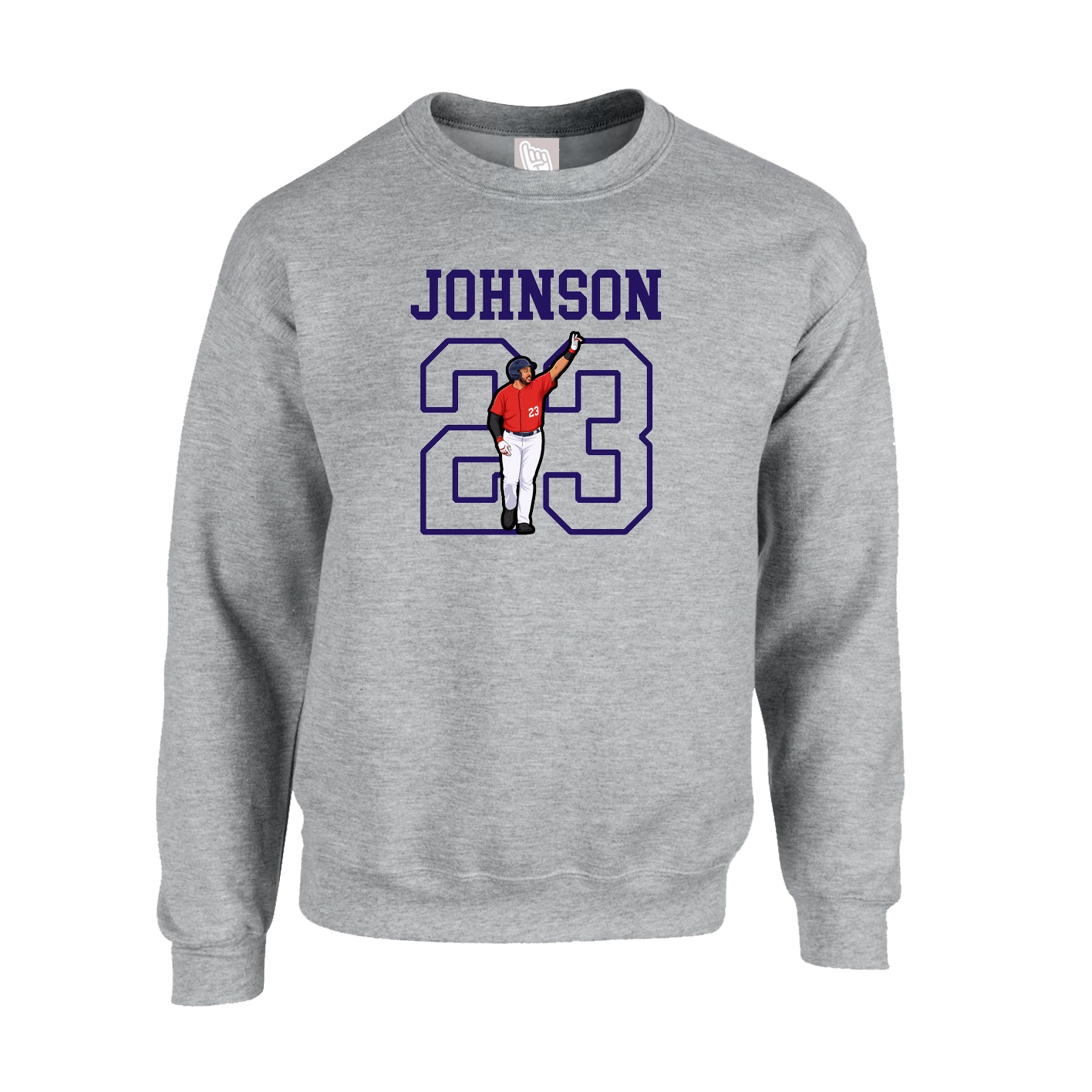 Fleece Crew — Shirsey in Grey