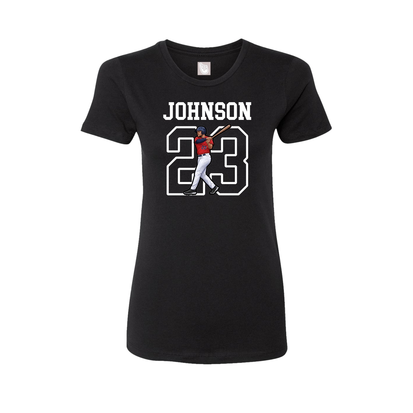 Fitted Women's Tee — Shirsey in Black