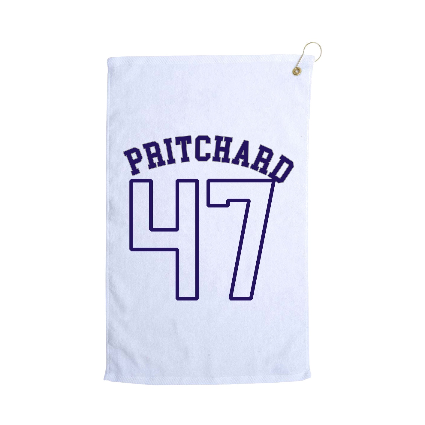 Golf Towel — Shirsey Arch in White