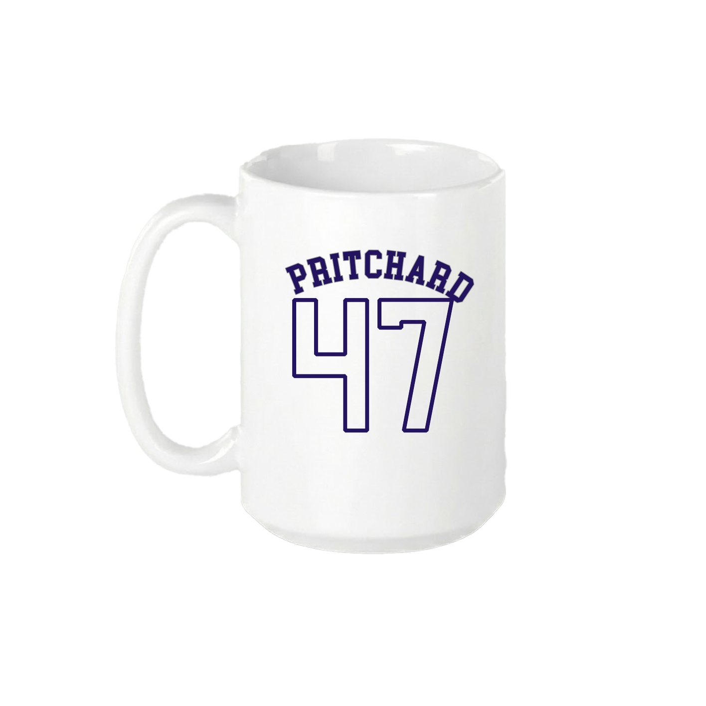15oz Coffee Mug — Shirsey Arch in White
