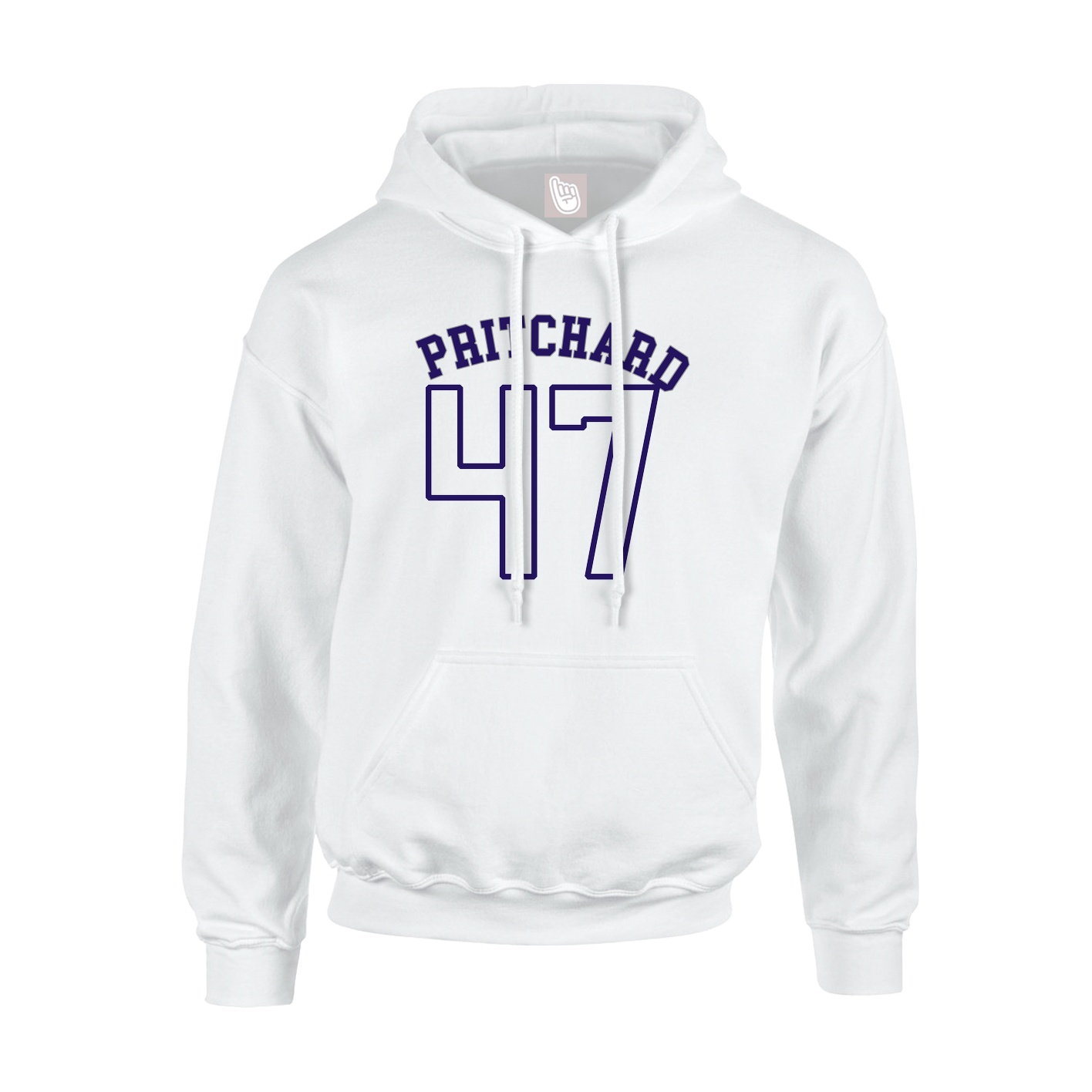 Hoodie — Shirsey Arch in White