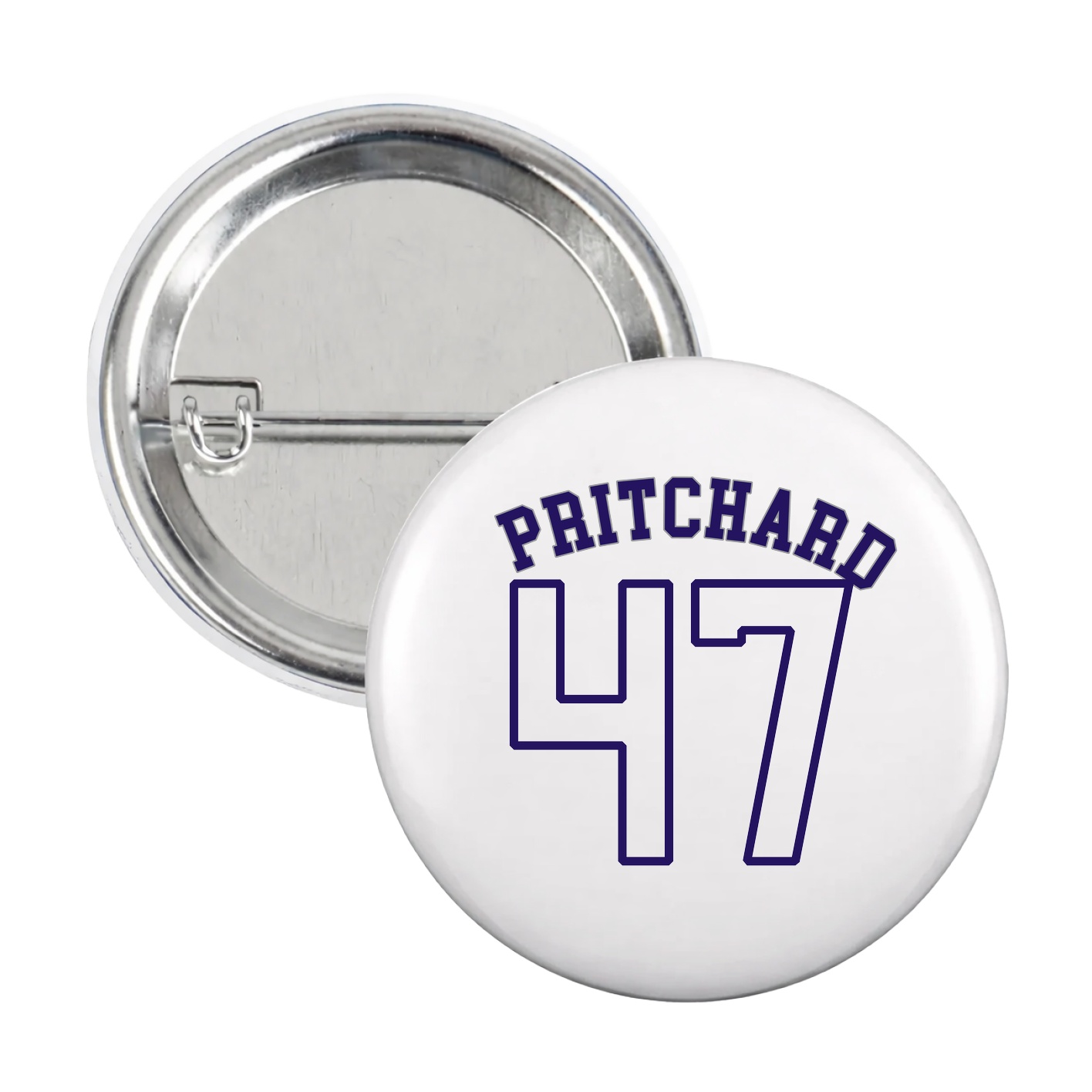Game Day Button — Shirsey Arch in White