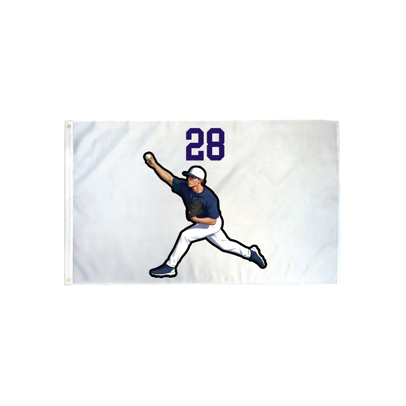 3x5 Flag — Number Top in Classic