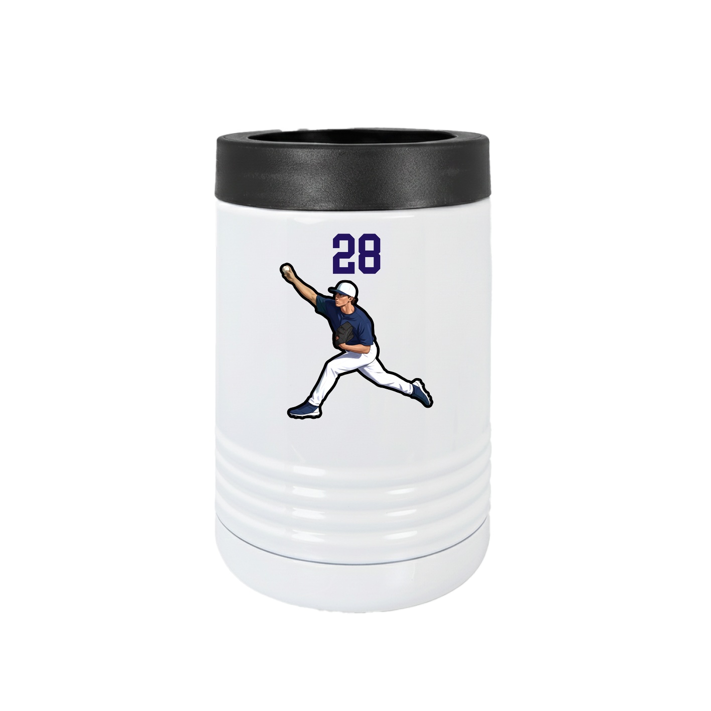 Beverage Holder — Number Top in White